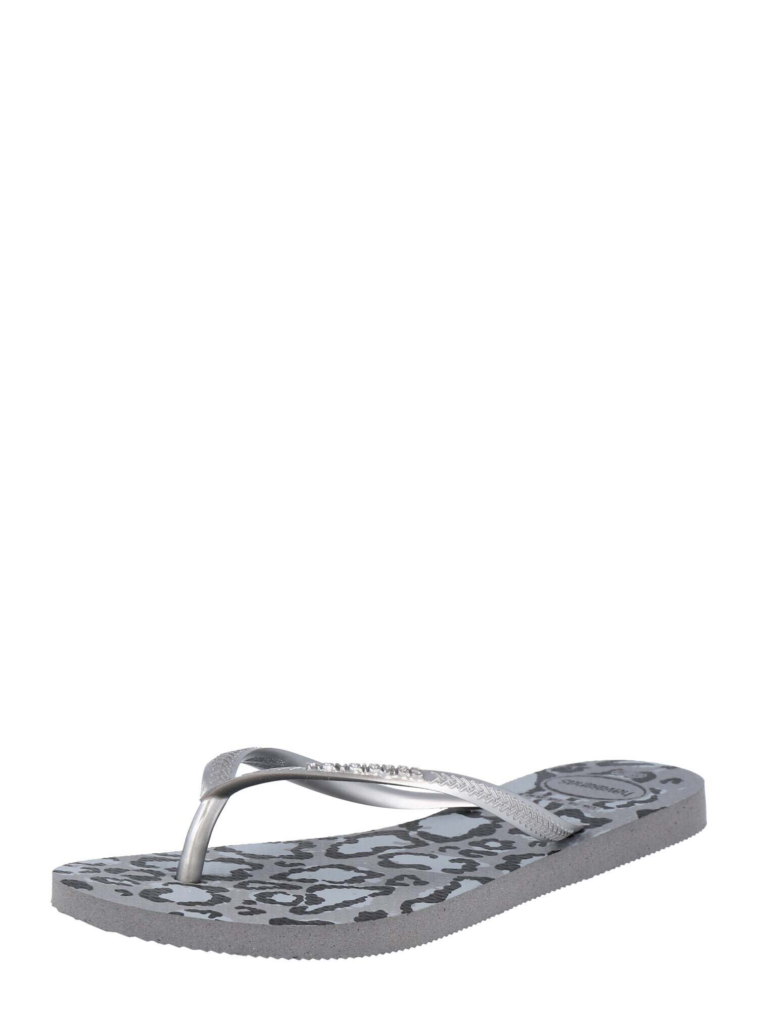 HAVAIANAS Japonke srebrno-siva / črna - Pepit.si