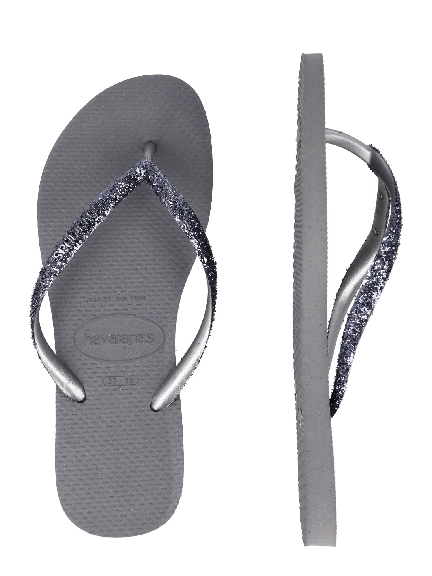 HAVAIANAS Japonke temno siva / srebrna - Pepit.si