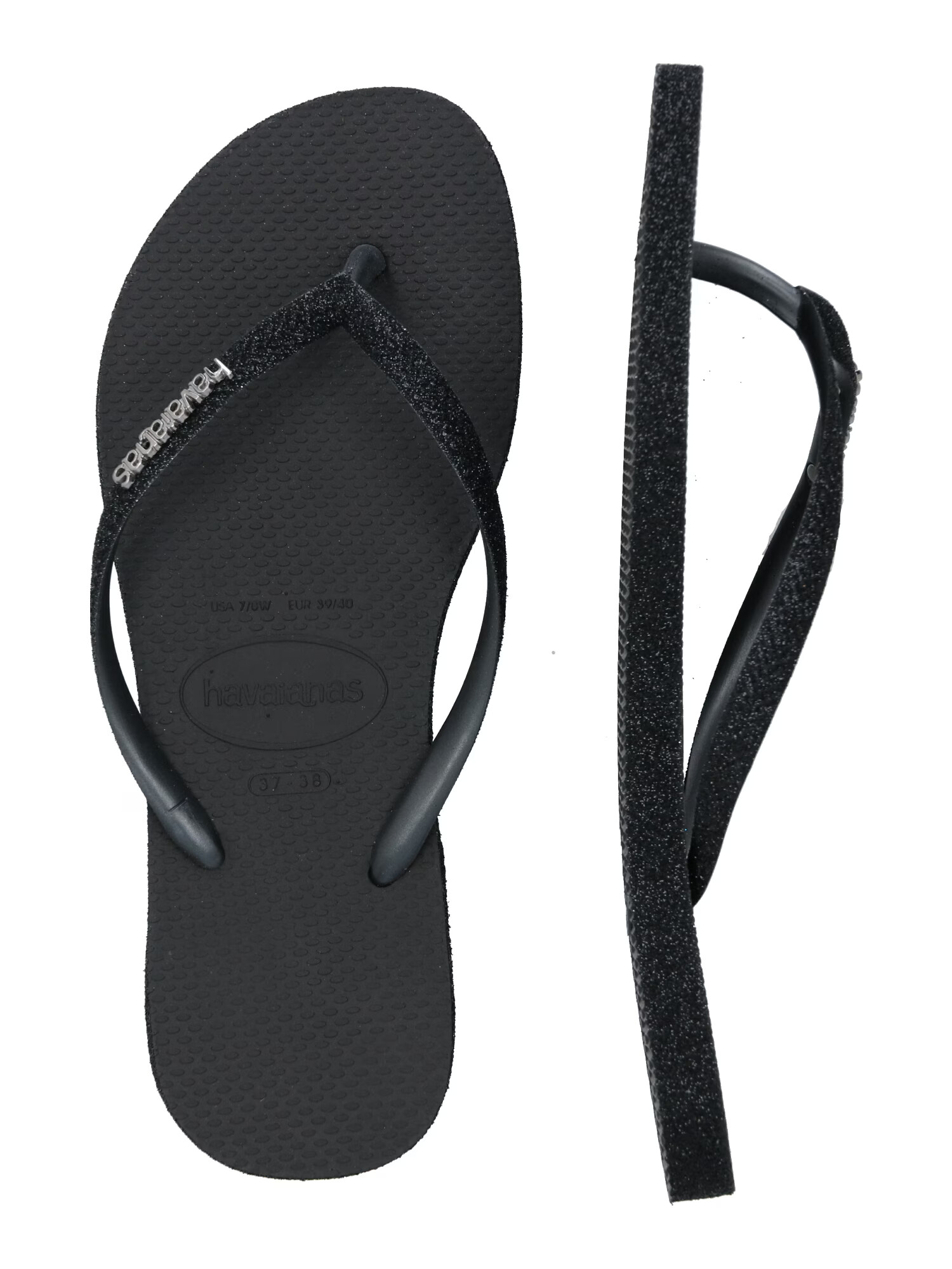 HAVAIANAS Zehentrenner 'SPARKLE' črna - Pepit.si