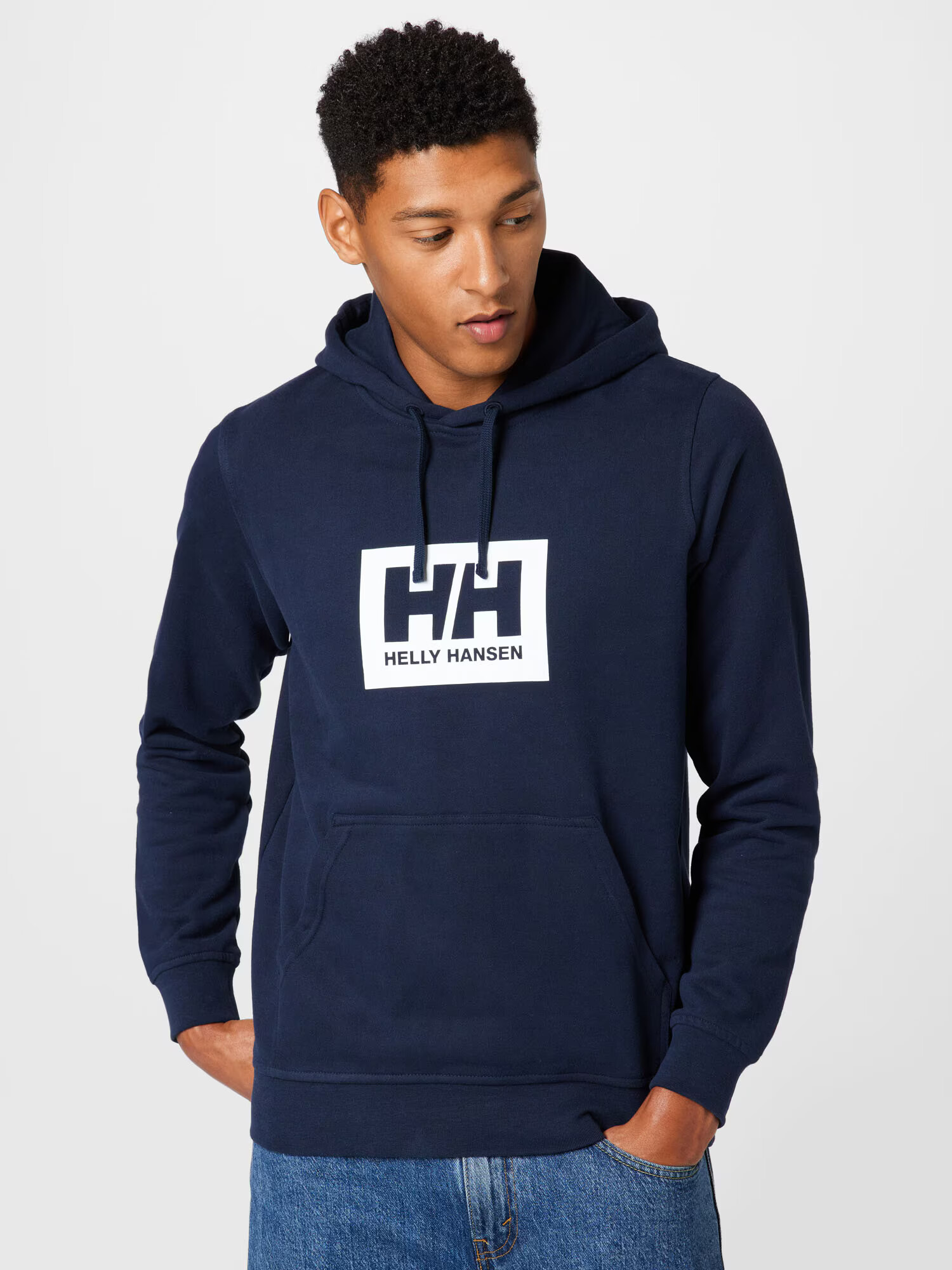 HELLY HANSEN Majica temno modra / bela - Pepit.si