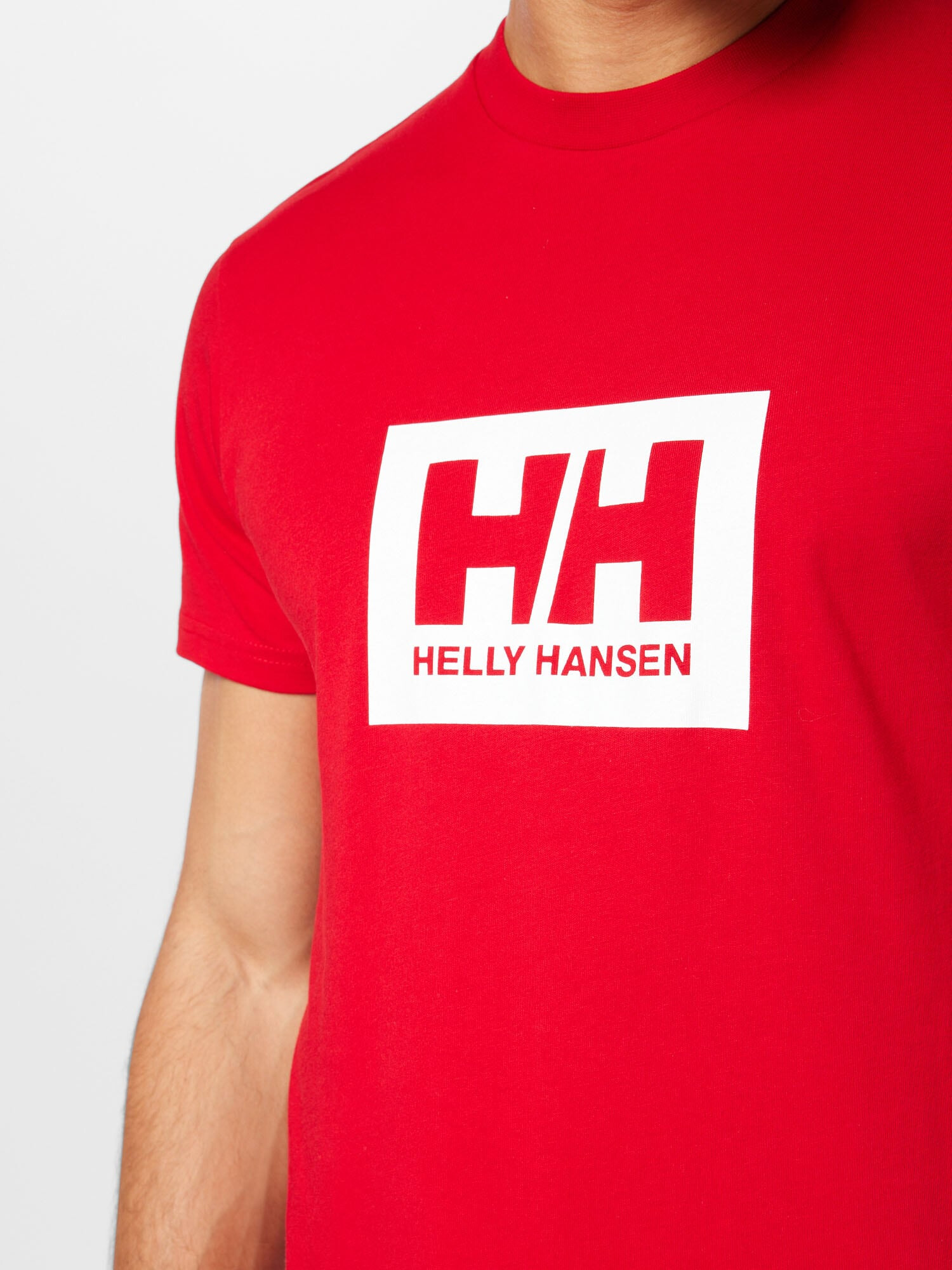 HELLY HANSEN Majica 'TOKYO' rdeča / bela - Pepit.si