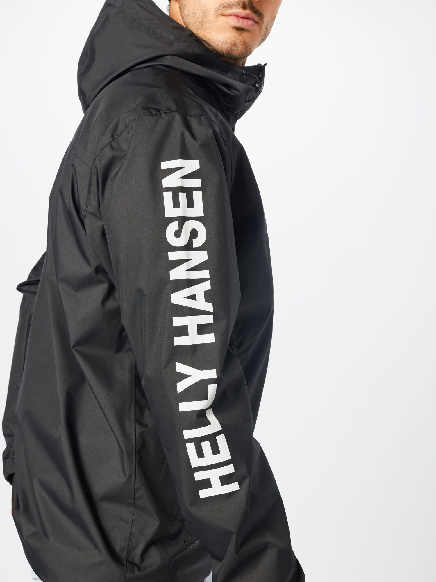 HELLY HANSEN Prehodna jakna 'ERVIK' črna / bela - Pepit.si