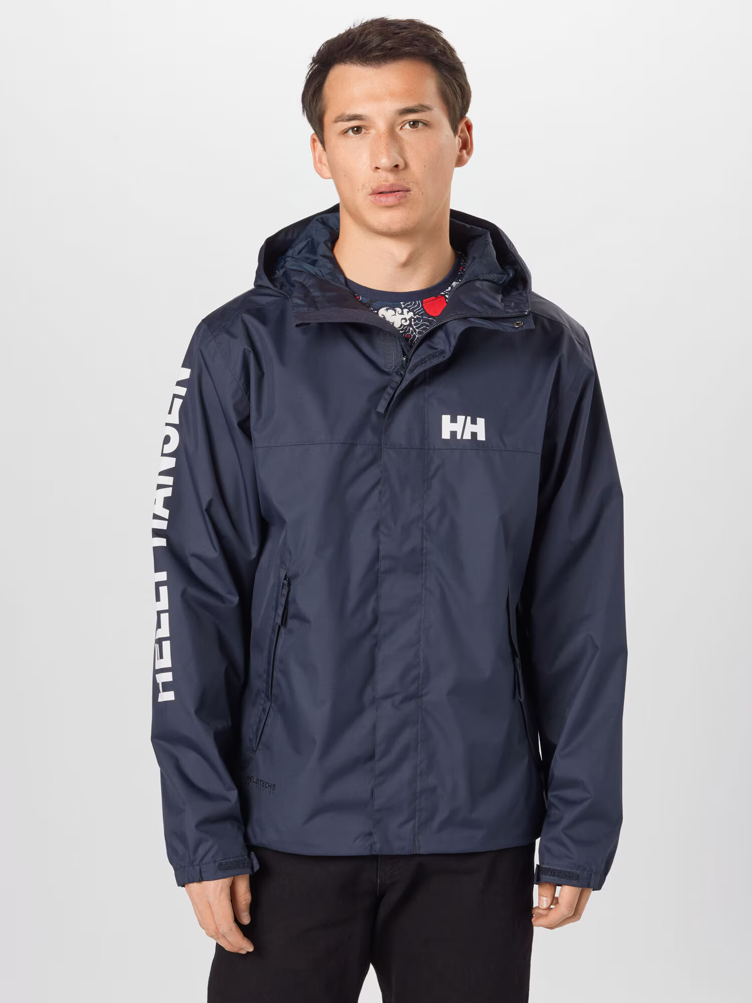 HELLY HANSEN Prehodna jakna 'ERVIK' mornarska / bela - Pepit.si