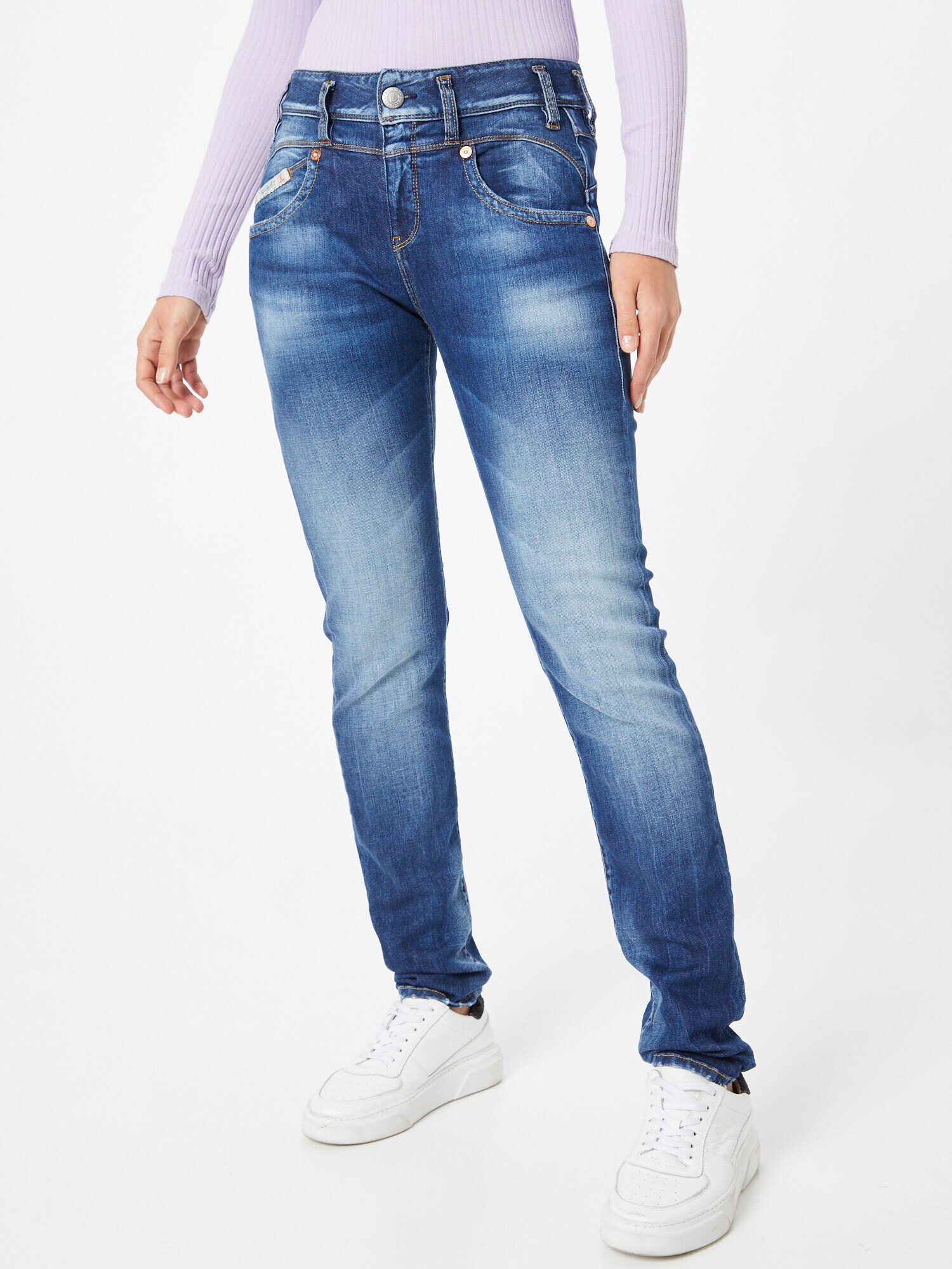 Herrlicher Kavbojke 'Pearl' moder denim - Pepit.si