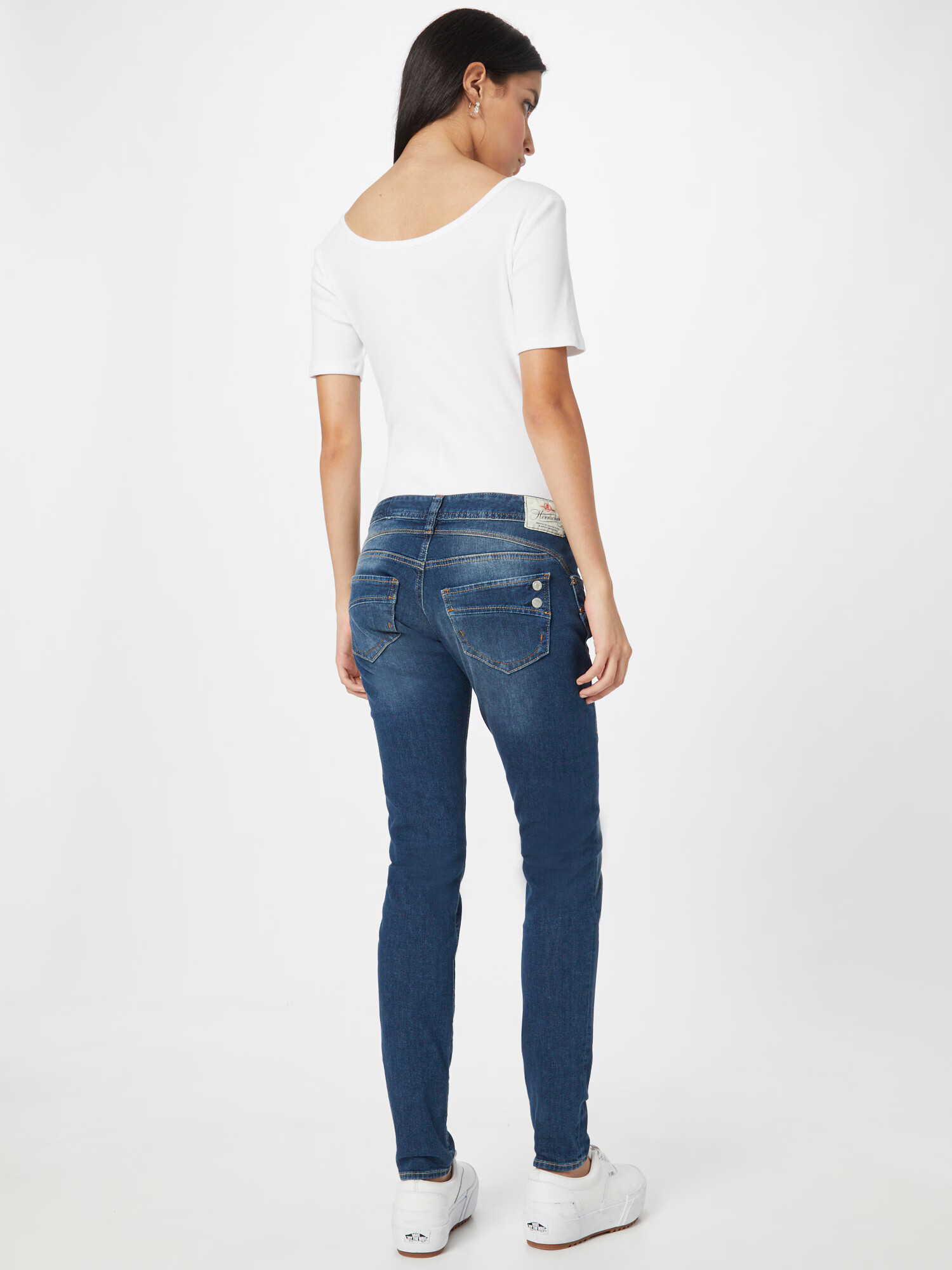 Herrlicher Kavbojke 'Piper Slim Cashmere Touch Denim' modra - Pepit.si