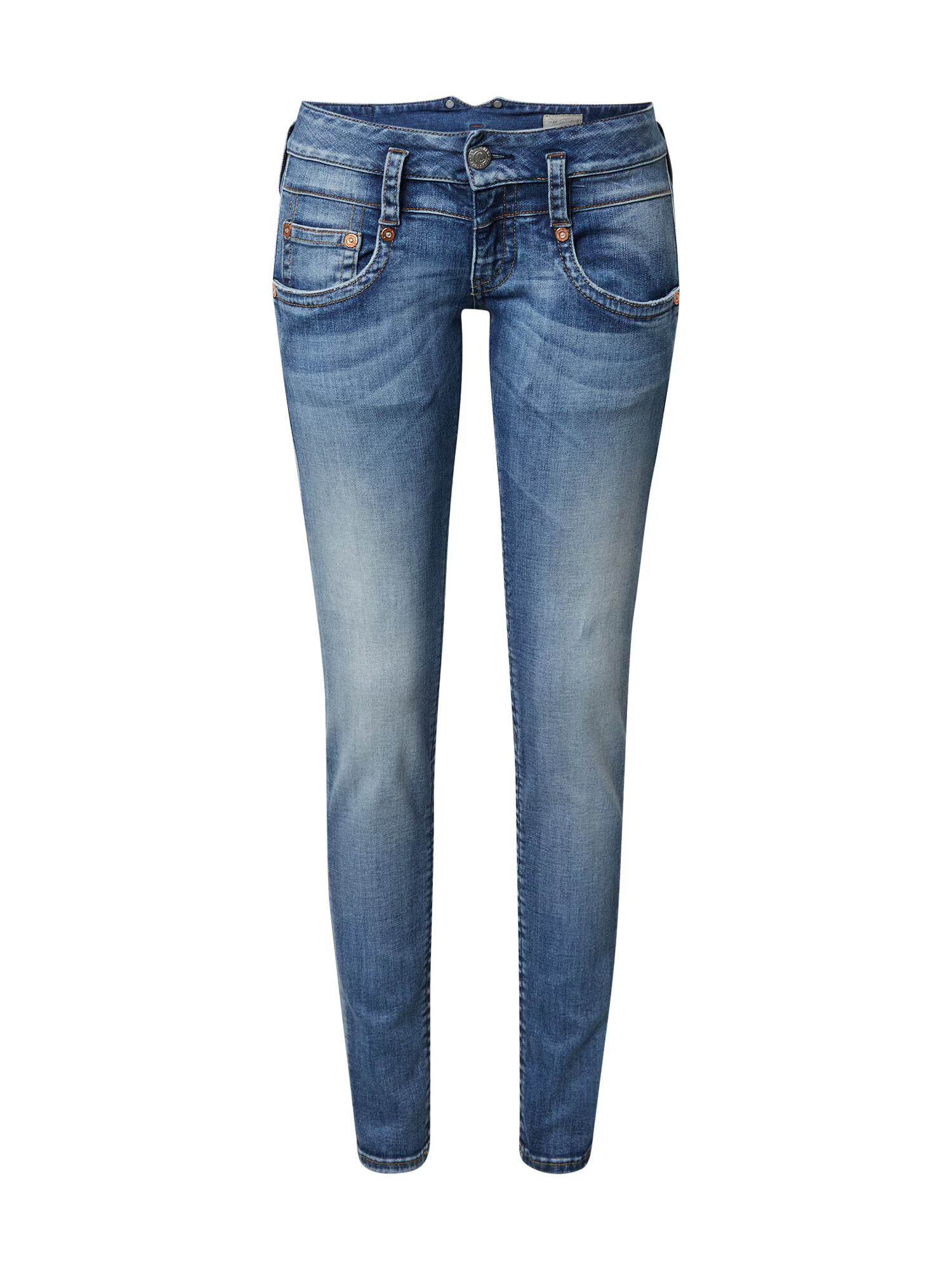 Herrlicher Kavbojke 'Pitch Slim Organic Denim' modra - Pepit.si