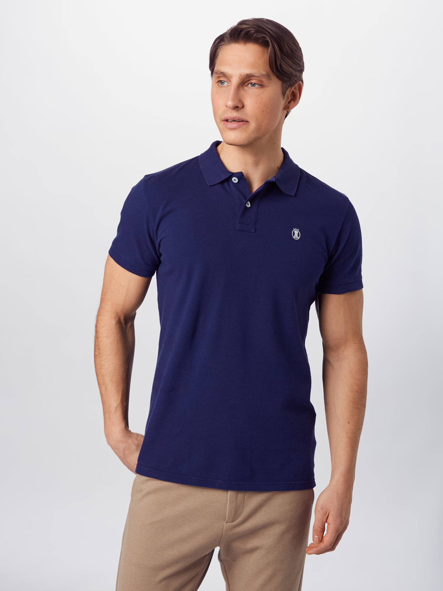 Herrlicher Majica 'Score Polo Pique' marine - Pepit.si