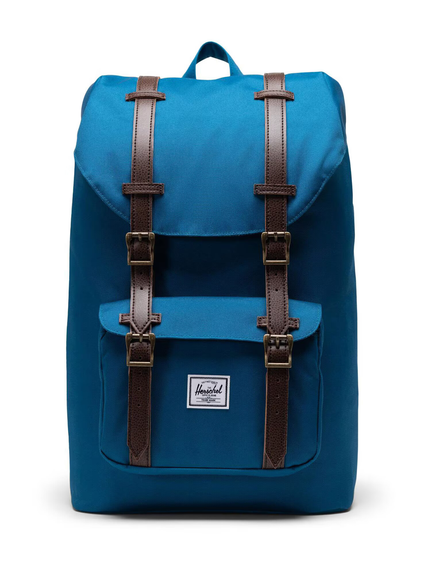 Herschel Nahrbtnik 'Little America' modra / temno rjava / bela - Pepit.si