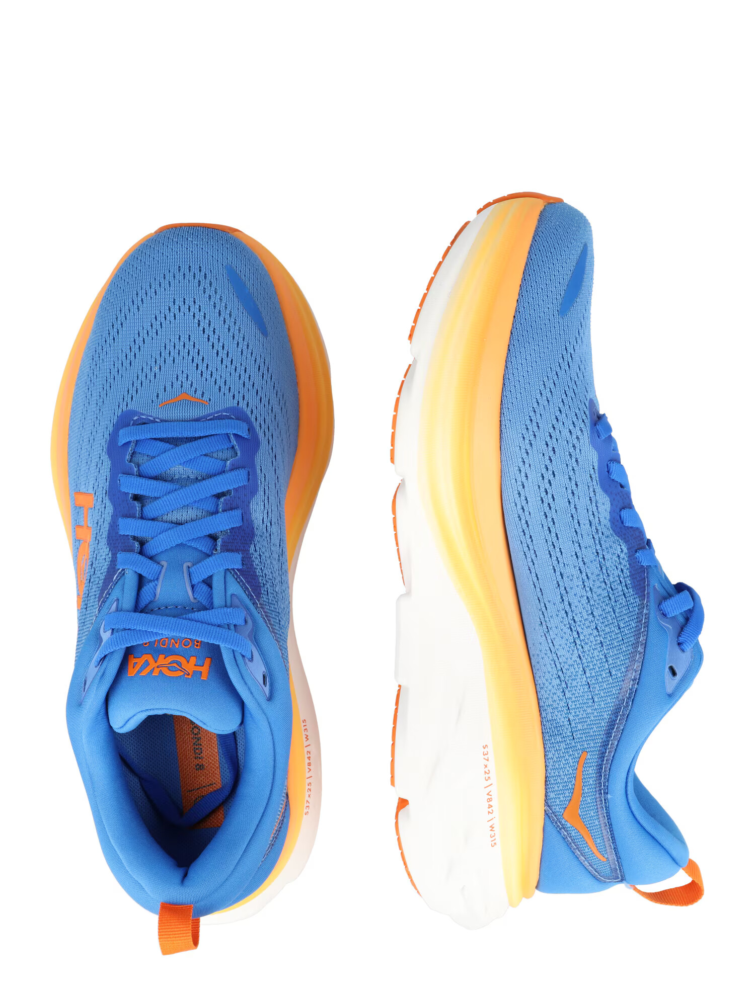 Hoka One One Tekaški čevelj 'BONDI 8' modra / oranžna - Pepit.si