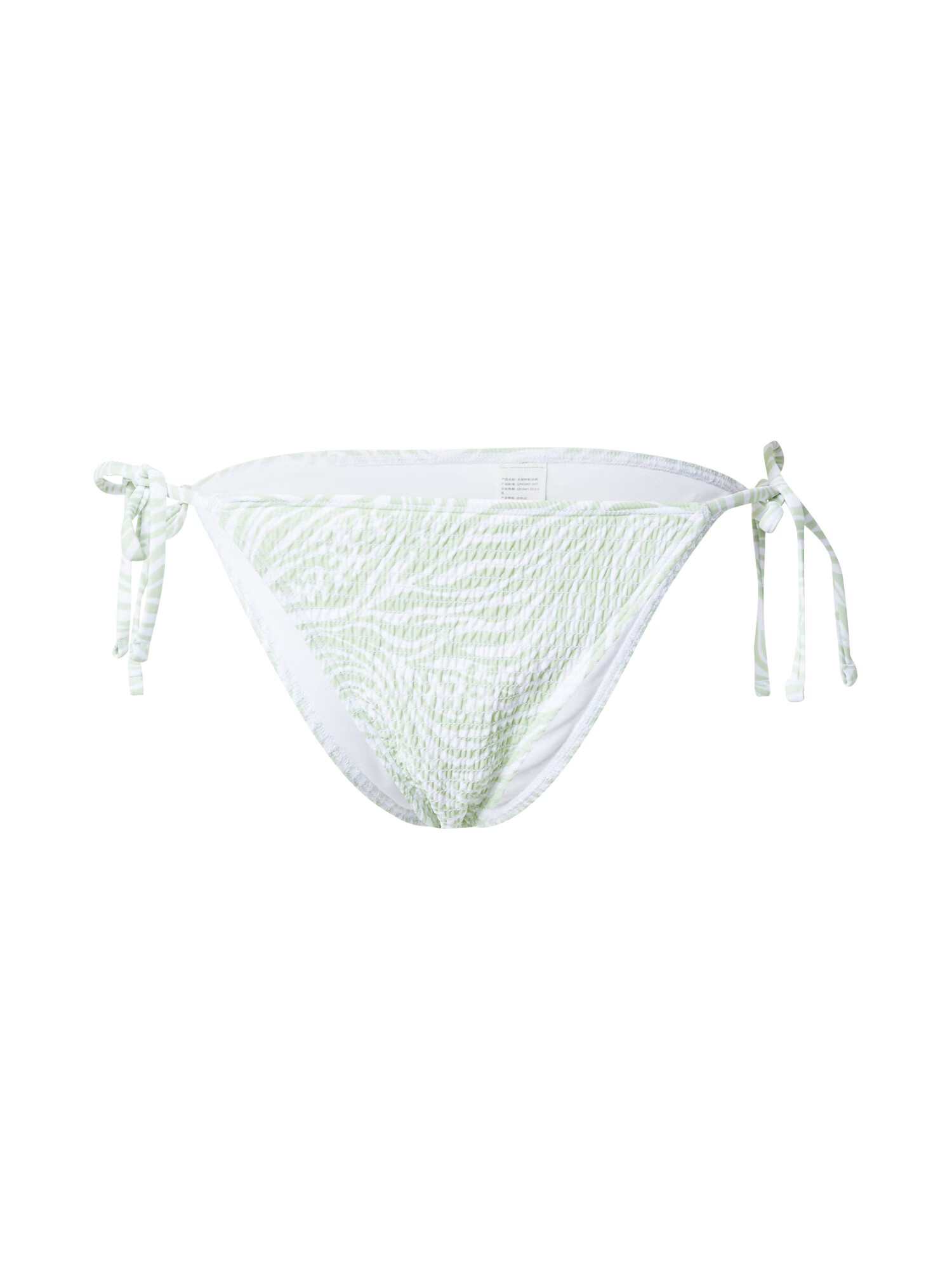 HOLLISTER Bikini hlačke 'MAY' pastelno zelena / bela - Pepit.si