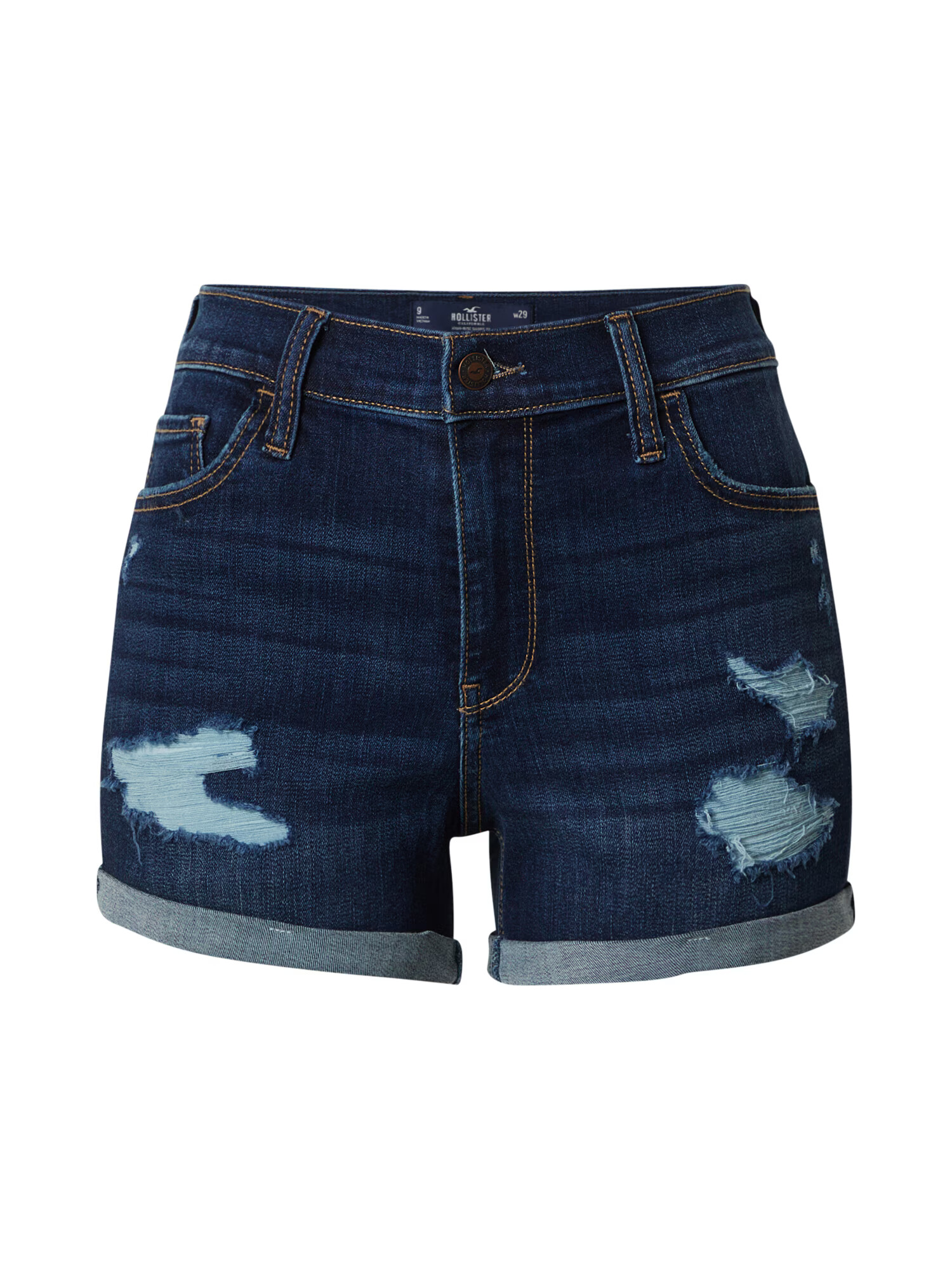 HOLLISTER Kavbojke moder denim - Pepit.si