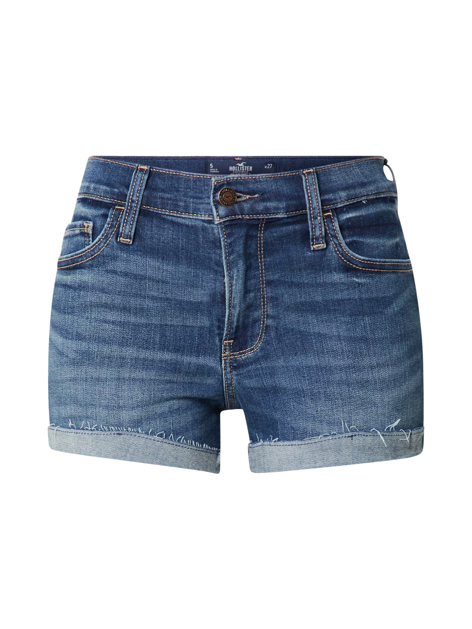 HOLLISTER Kavbojke moder denim - Pepit.si