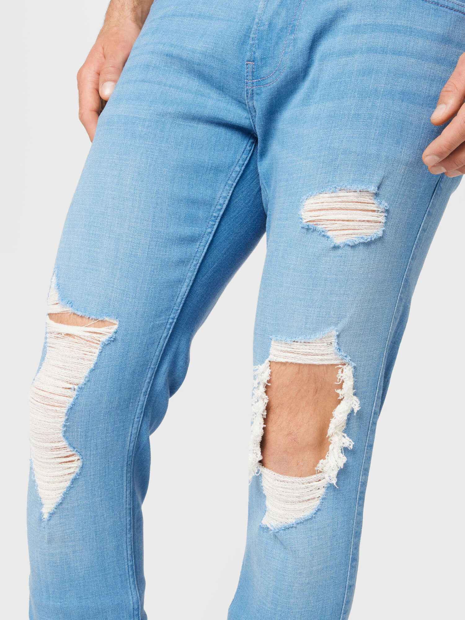 HOLLISTER Kavbojke moder denim - Pepit.si