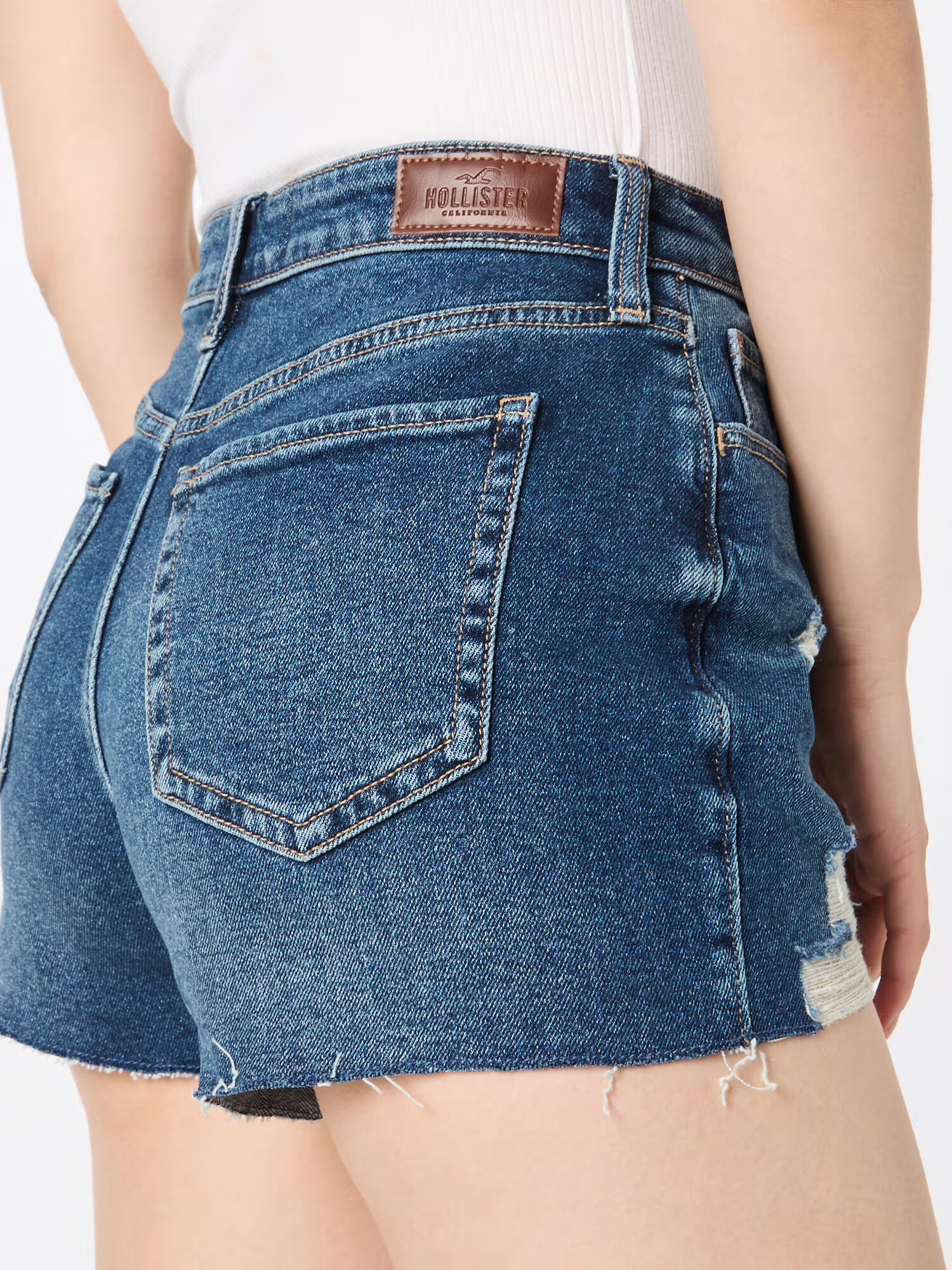 HOLLISTER Kavbojke moder denim - Pepit.si