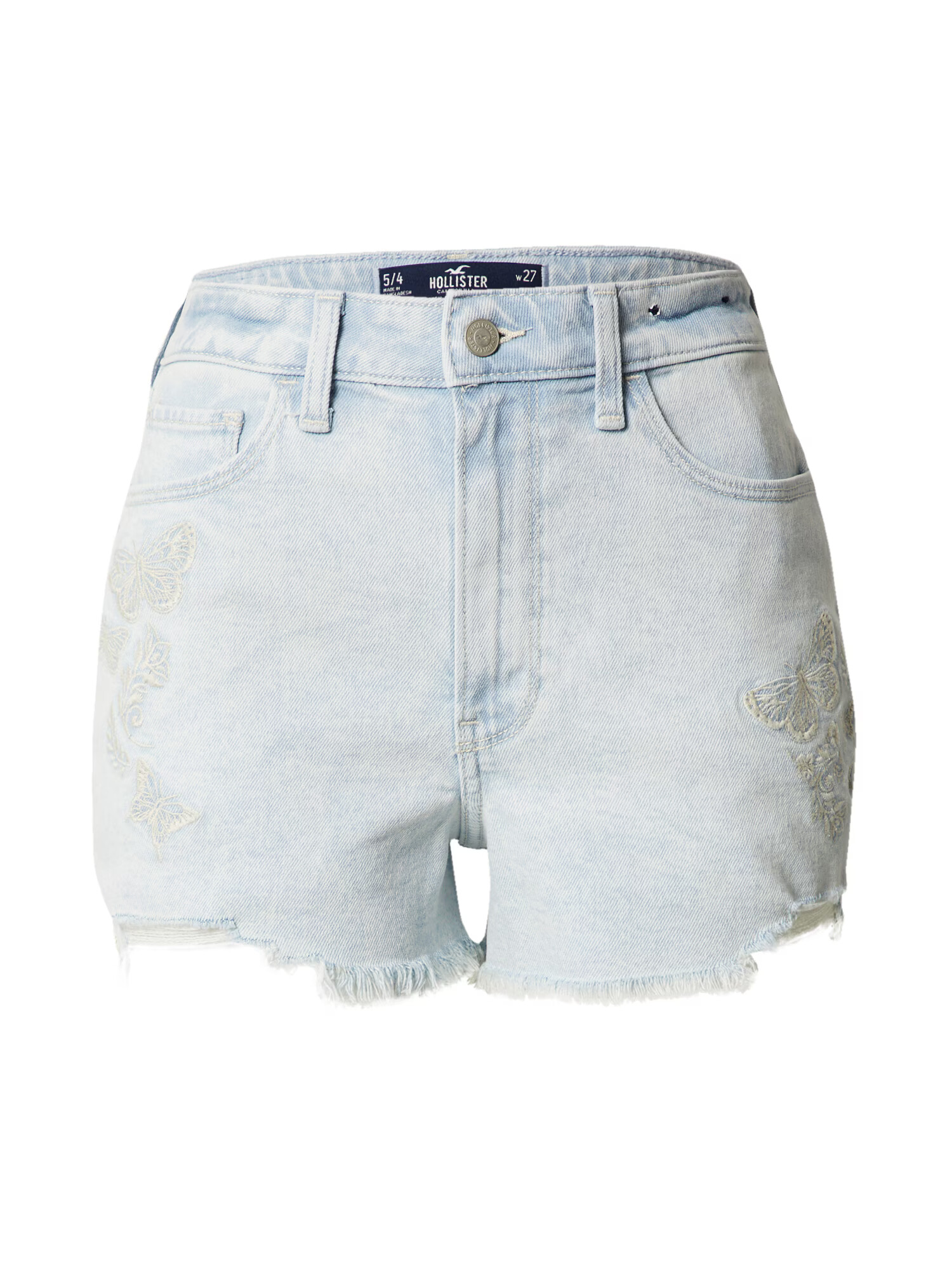 HOLLISTER Kavbojke moder denim / off-bela - Pepit.si