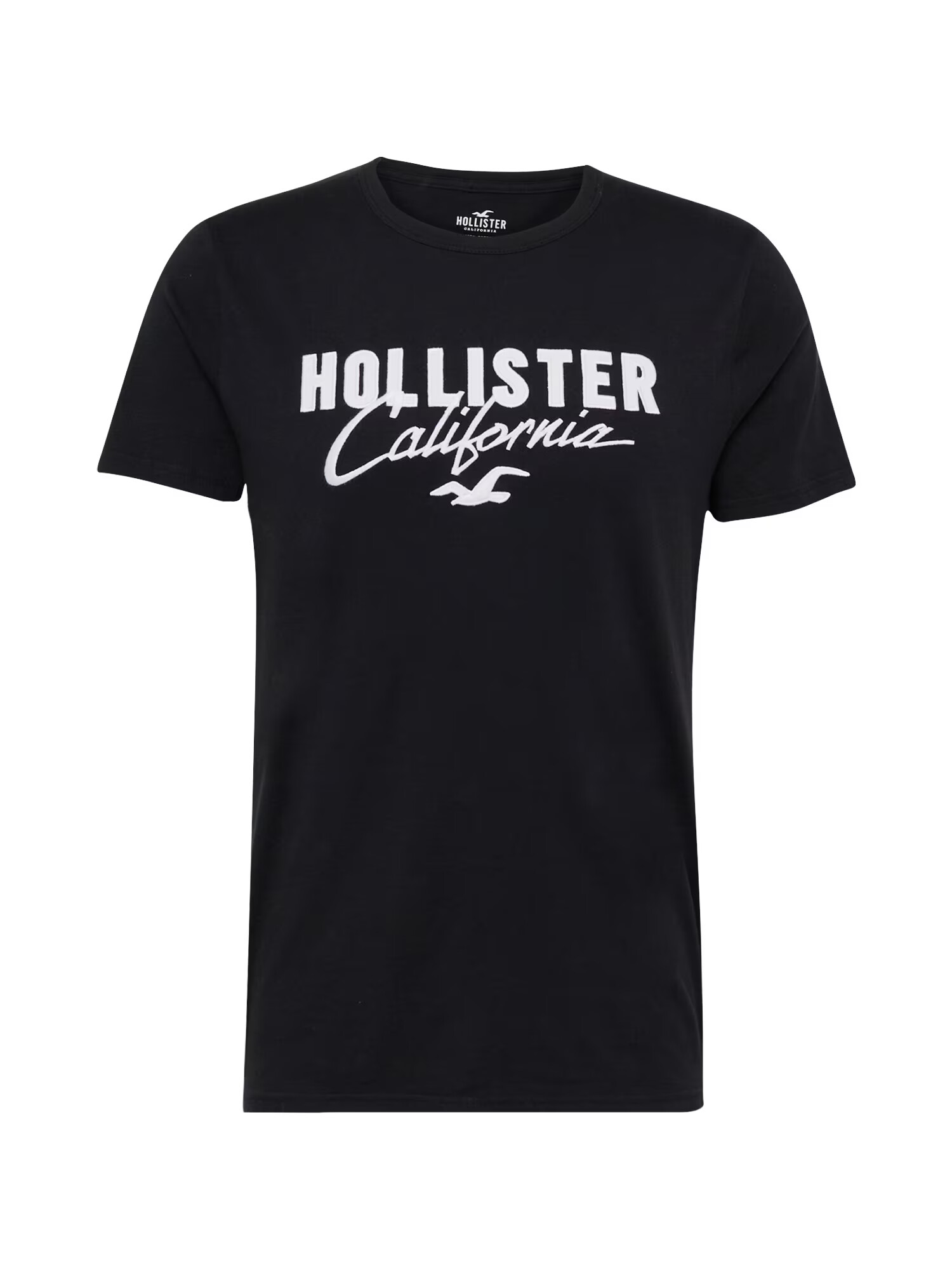 HOLLISTER Majica črna / bela - Pepit.si