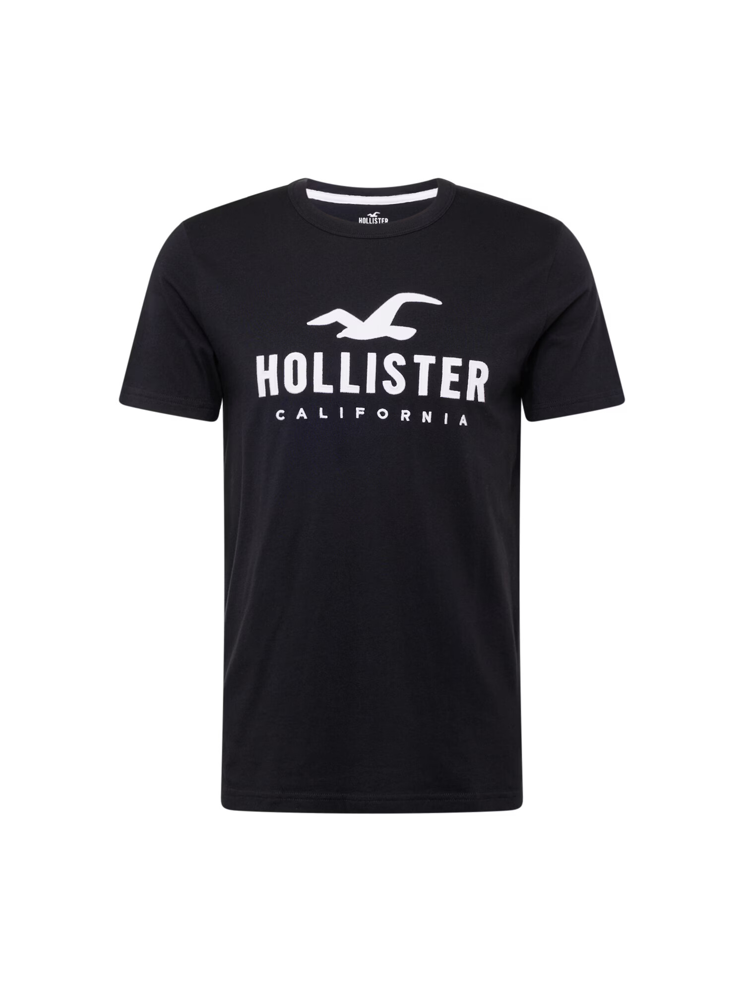 HOLLISTER Majica črna / bela - Pepit.si