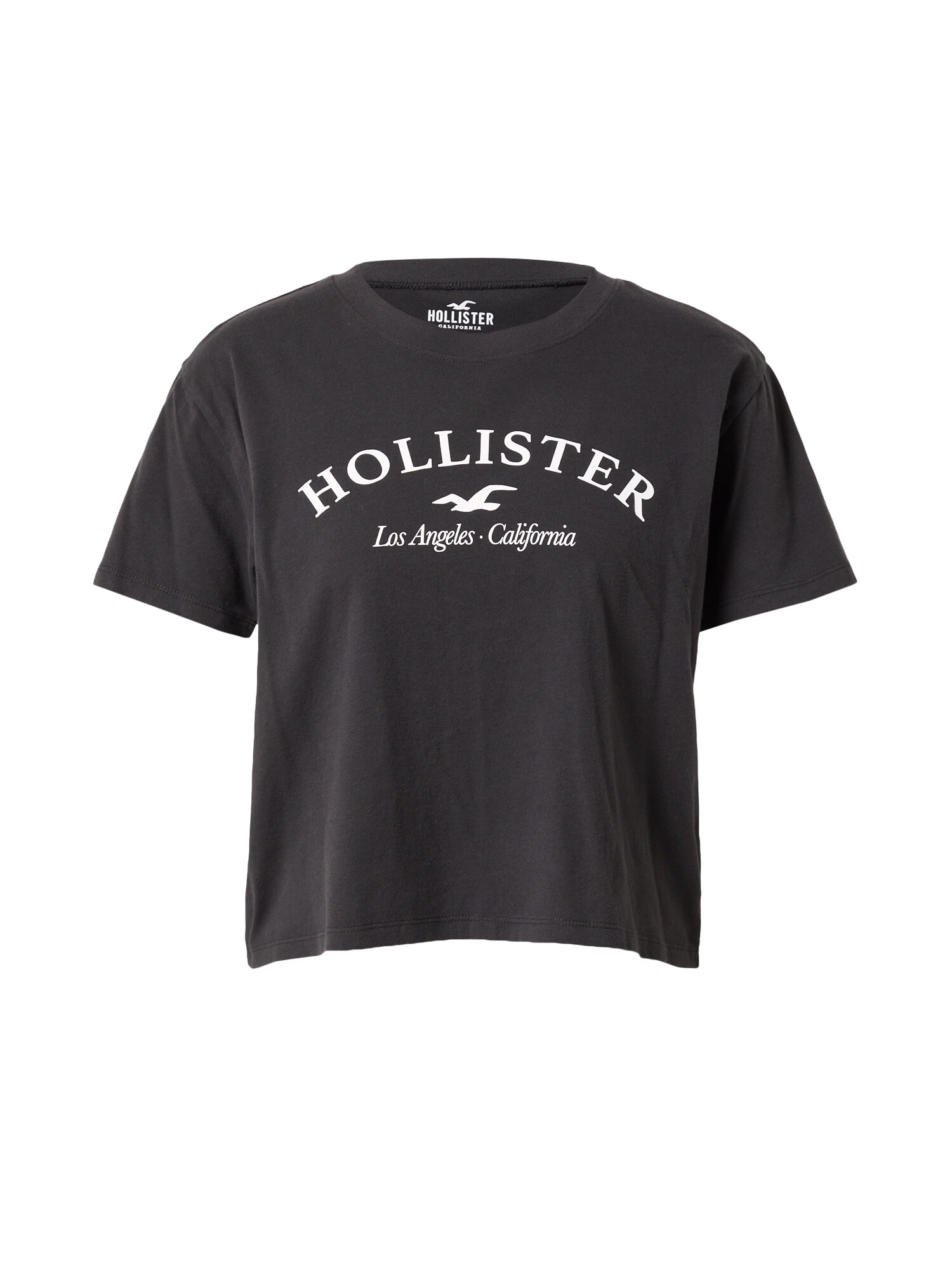 HOLLISTER Majica črna / bela - Pepit.si