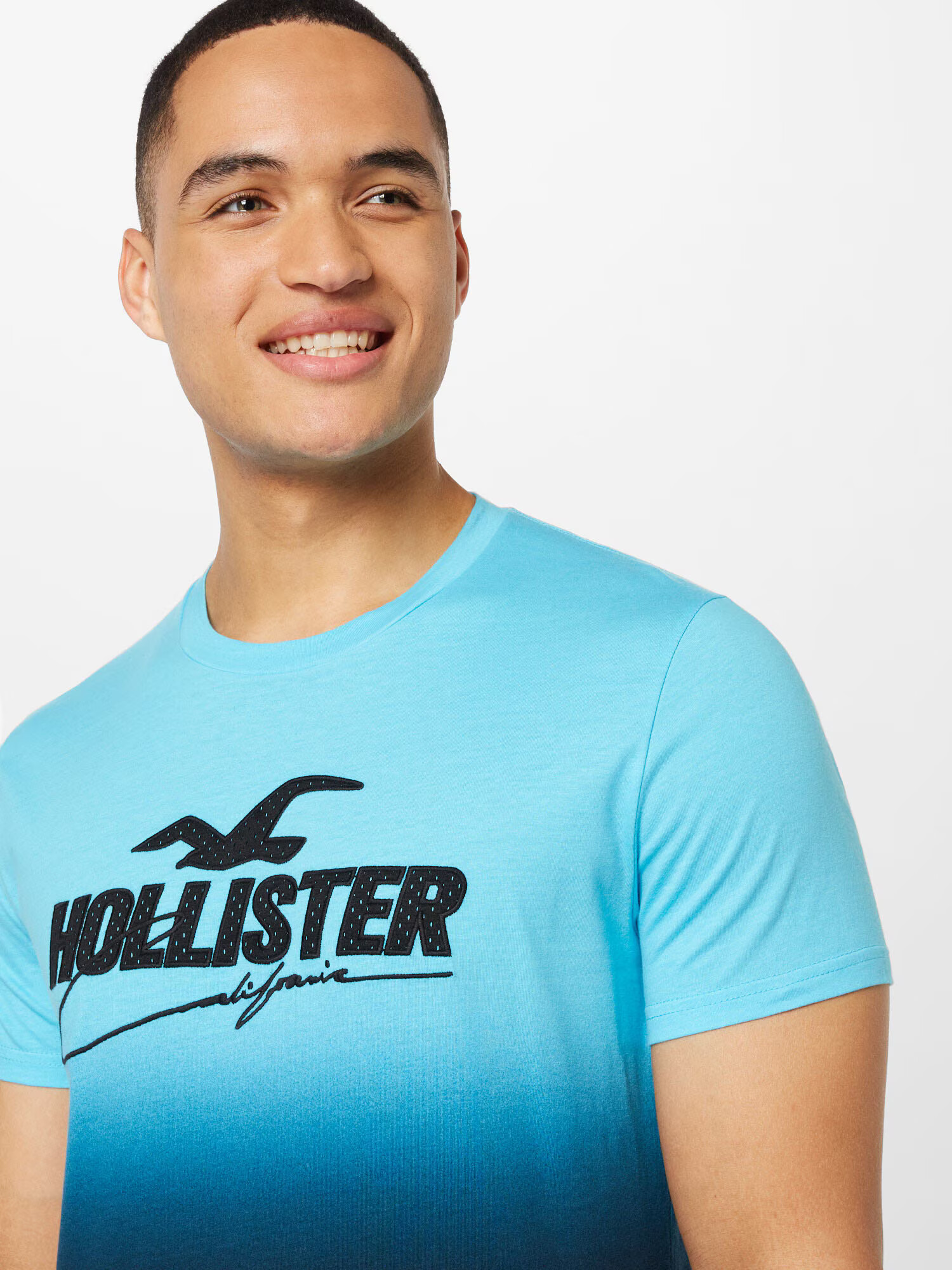 HOLLISTER Majica mornarska / ultra mornarsko modra / nebeško modra / črna - Pepit.si