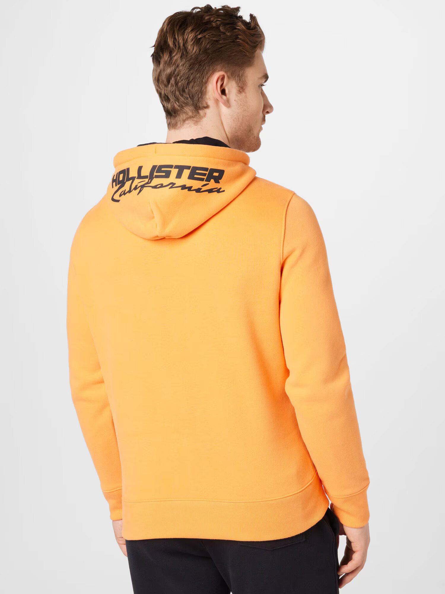 HOLLISTER Majica nočno modra / svetlo oranžna - Pepit.si