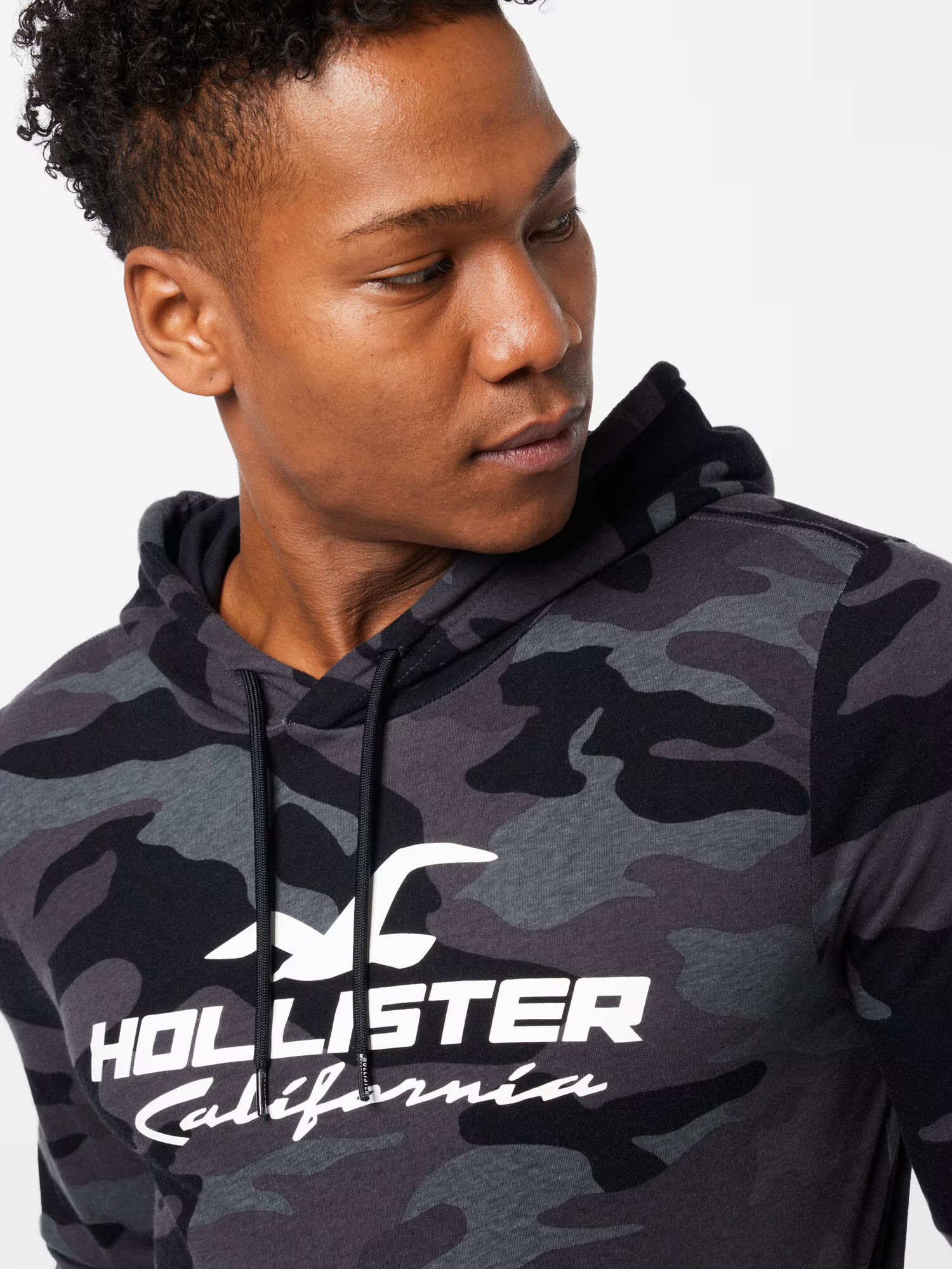 HOLLISTER Majica rjava / siva / temno siva / črna / bela - Pepit.si