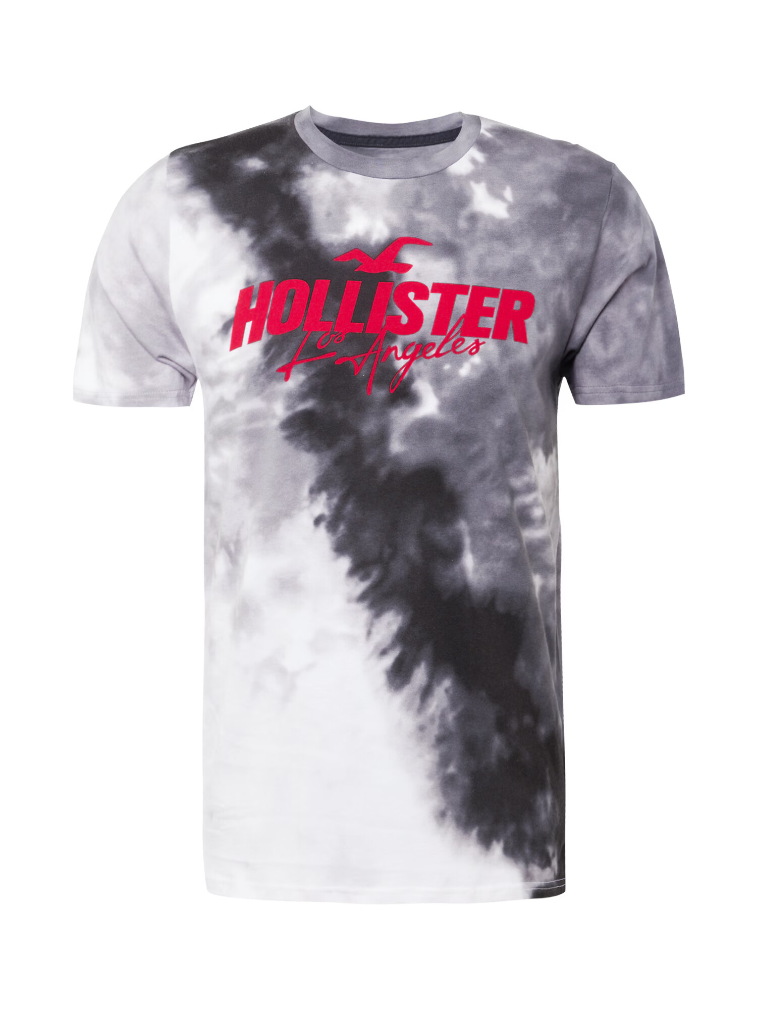 HOLLISTER Majica siva / rdeča - Pepit.si