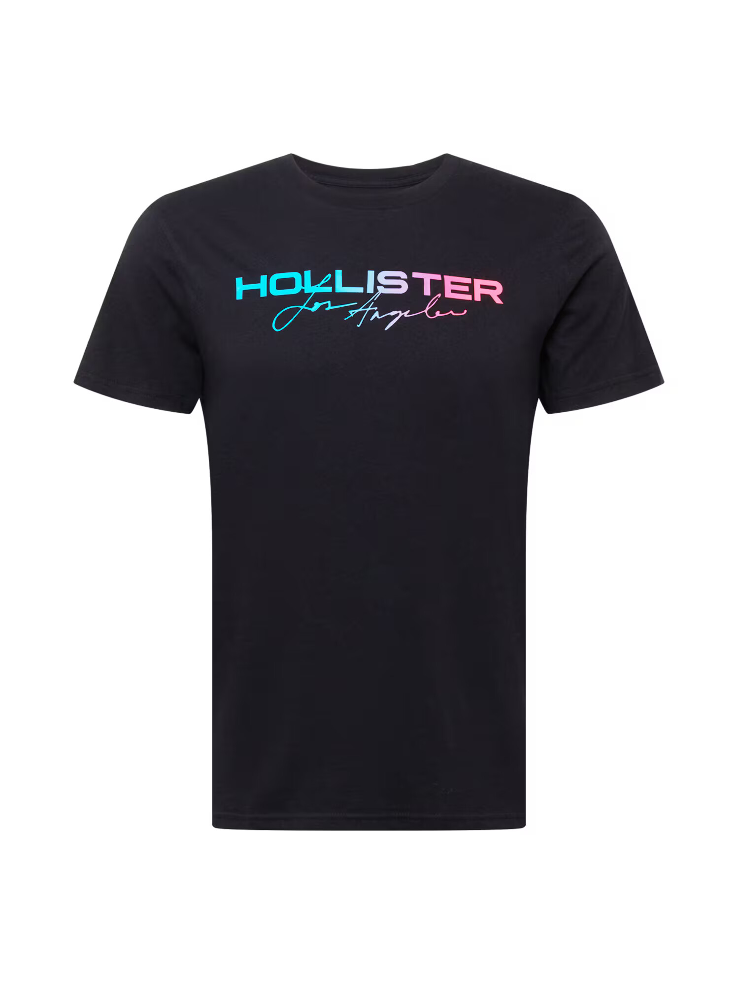 HOLLISTER Majica voda / roza / črna - Pepit.si