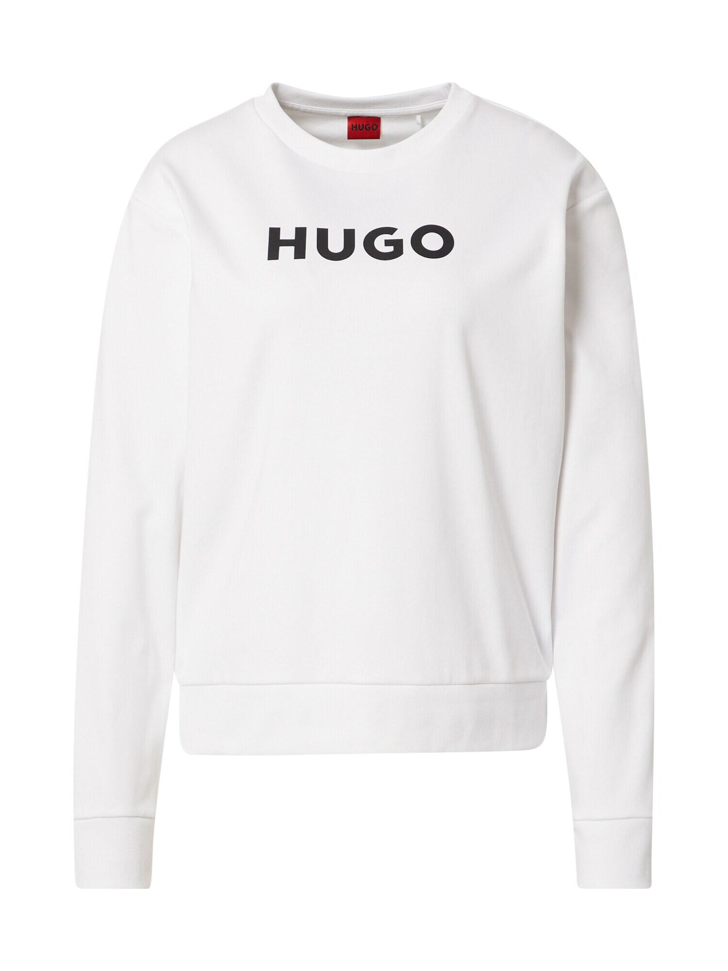 HUGO Majica 'The Sweater' črna / bela - Pepit.si