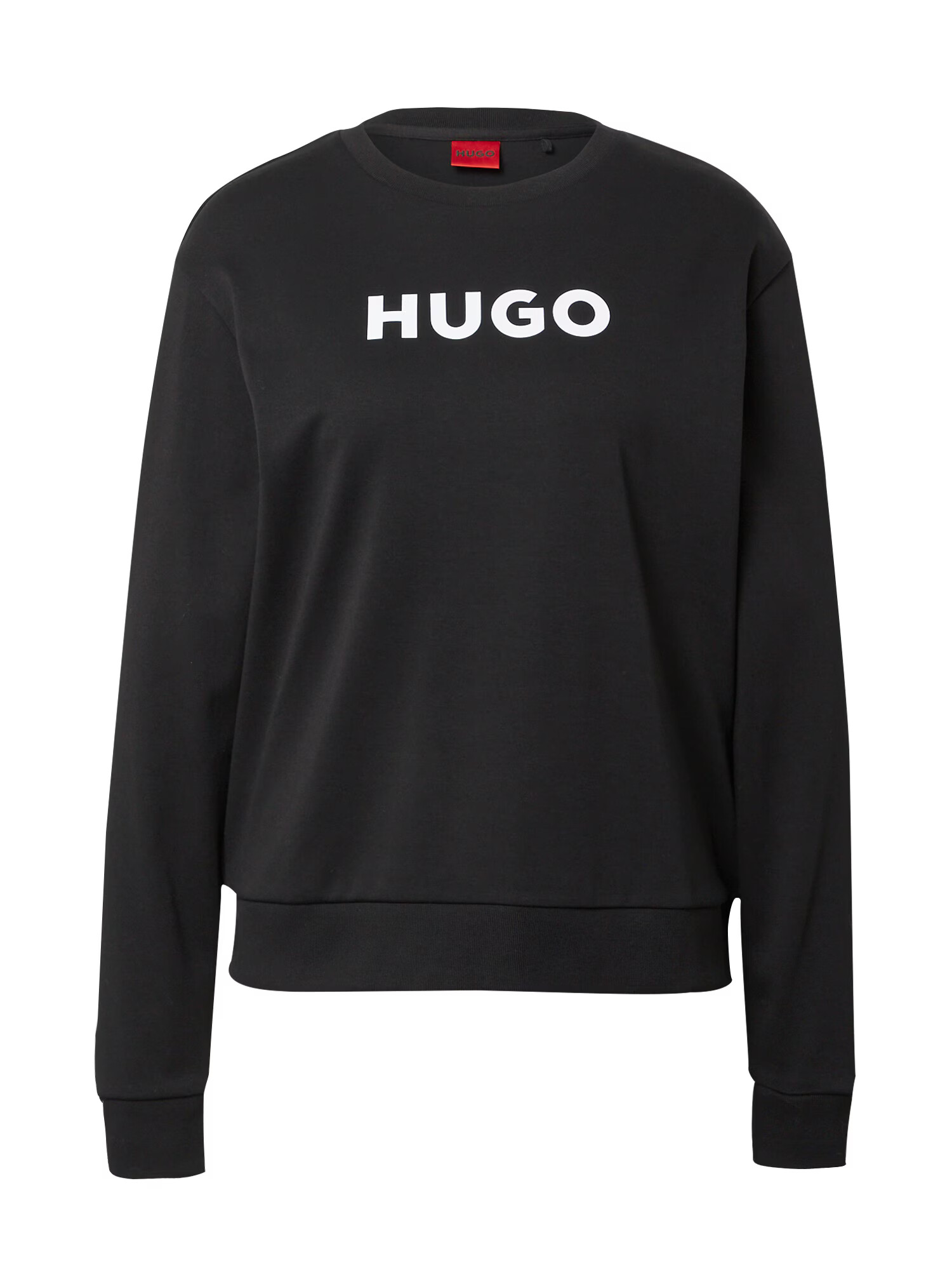 HUGO Majica 'The Sweater' črna / bela - Pepit.si