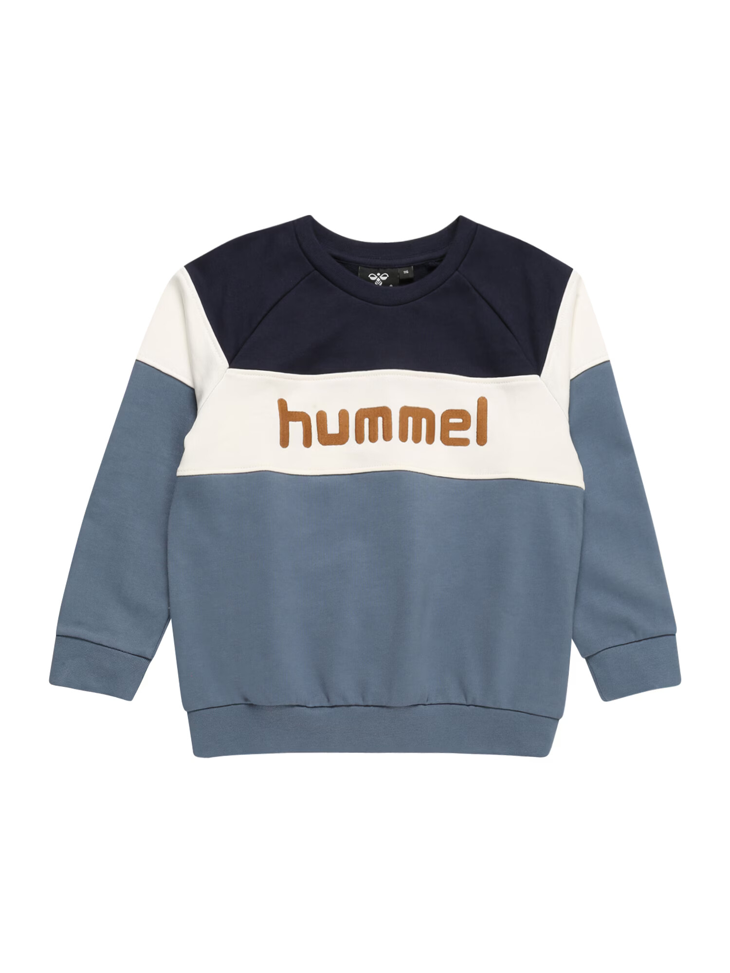 Hummel Majica dimno modra / črna / bela / rjava - Pepit.si