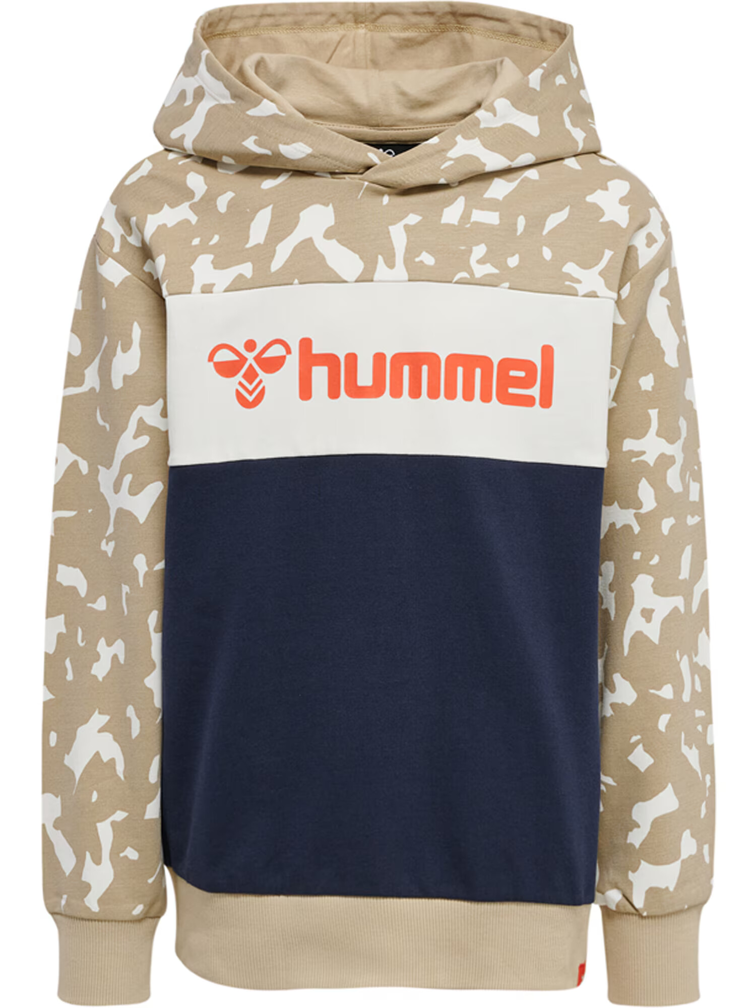 Hummel Majica 'Luke' bež / pesek / mornarska / temno oranžna - Pepit.si