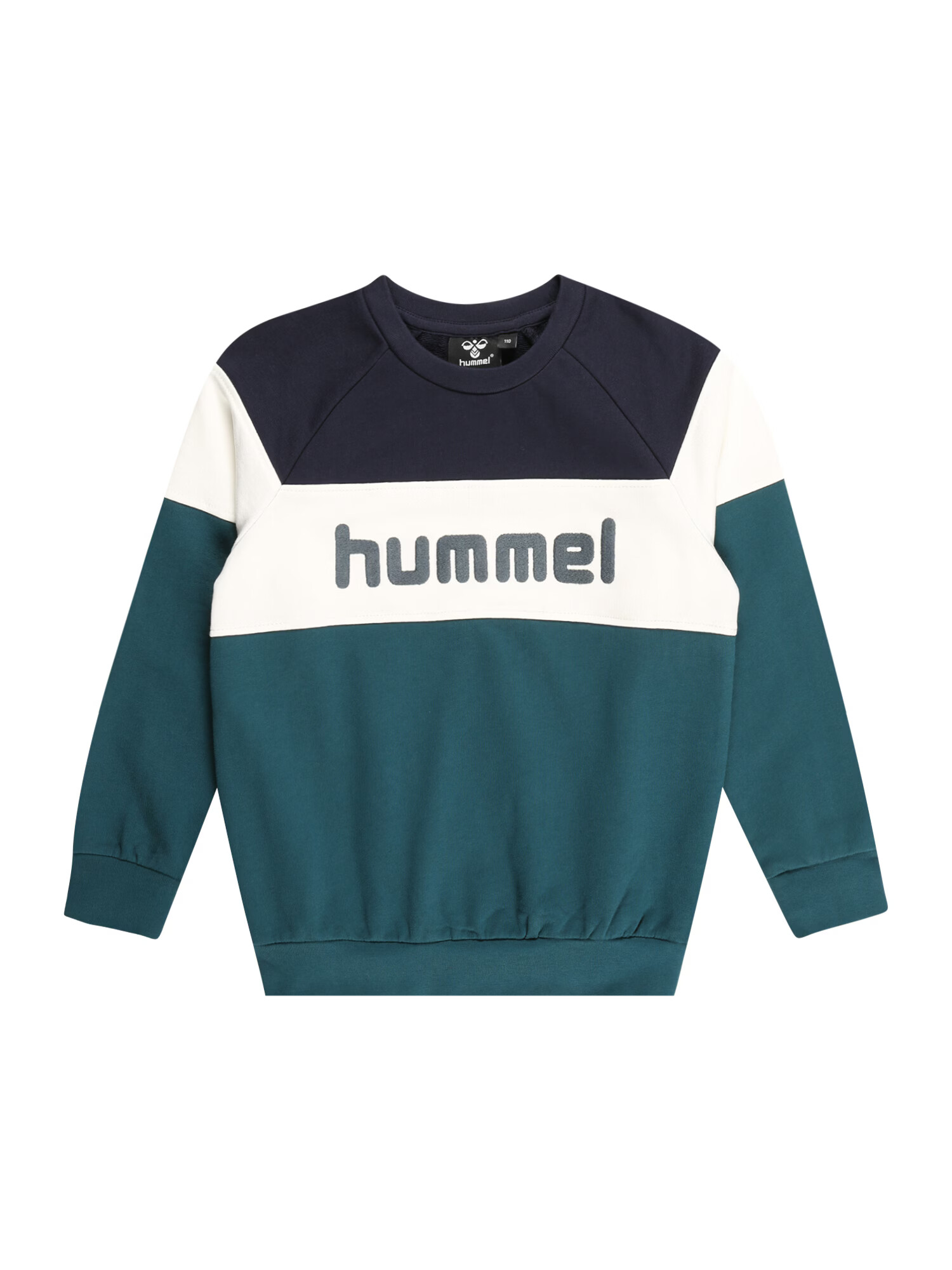 Hummel Majica mornarska / petrol / bela - Pepit.si