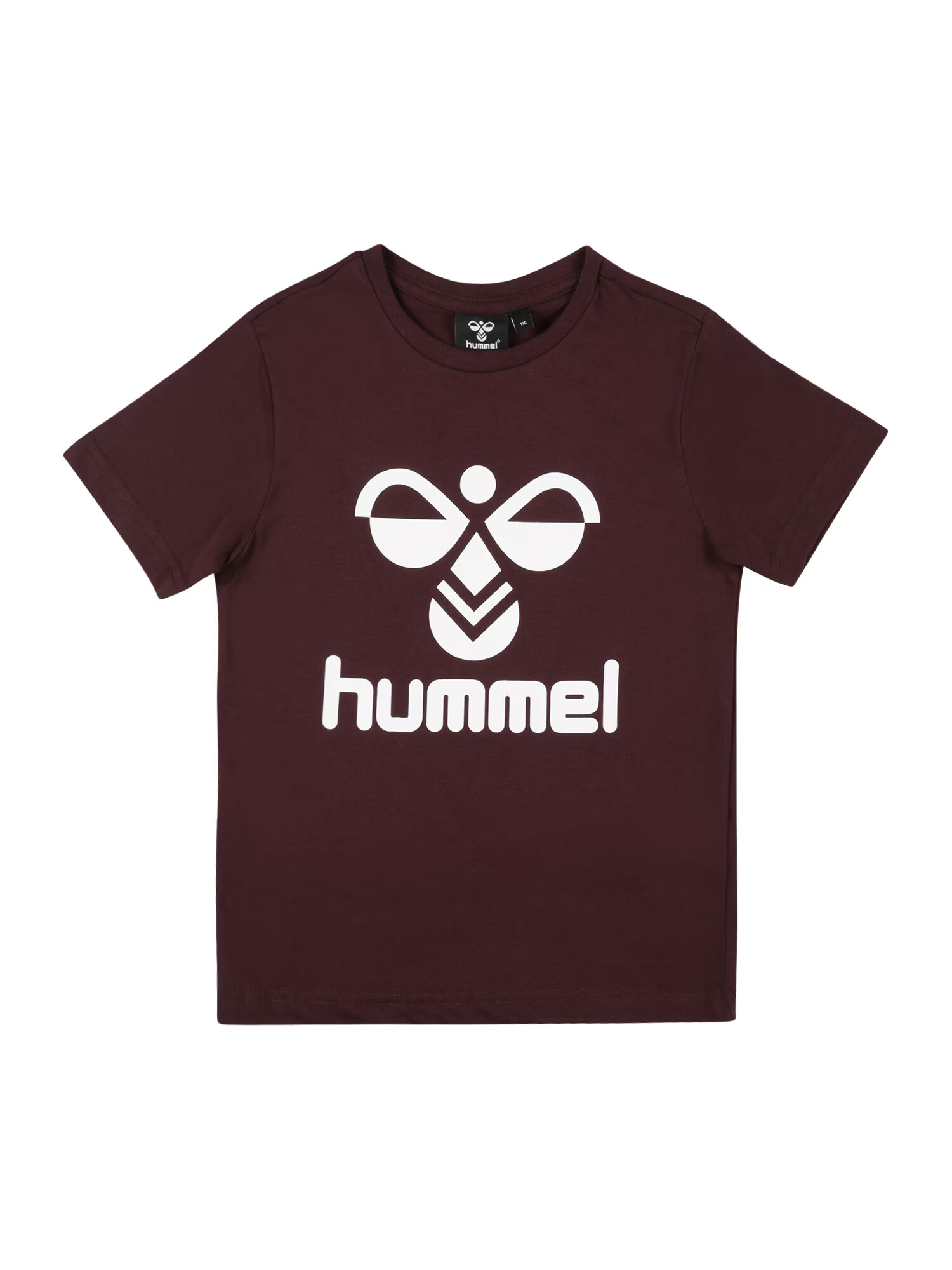 Hummel Majica 'Tres' rjava / bela - Pepit.si