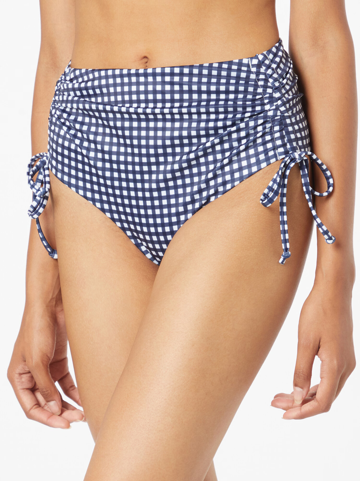 Hunkemöller Bikini hlačke temno modra / bela - Pepit.si