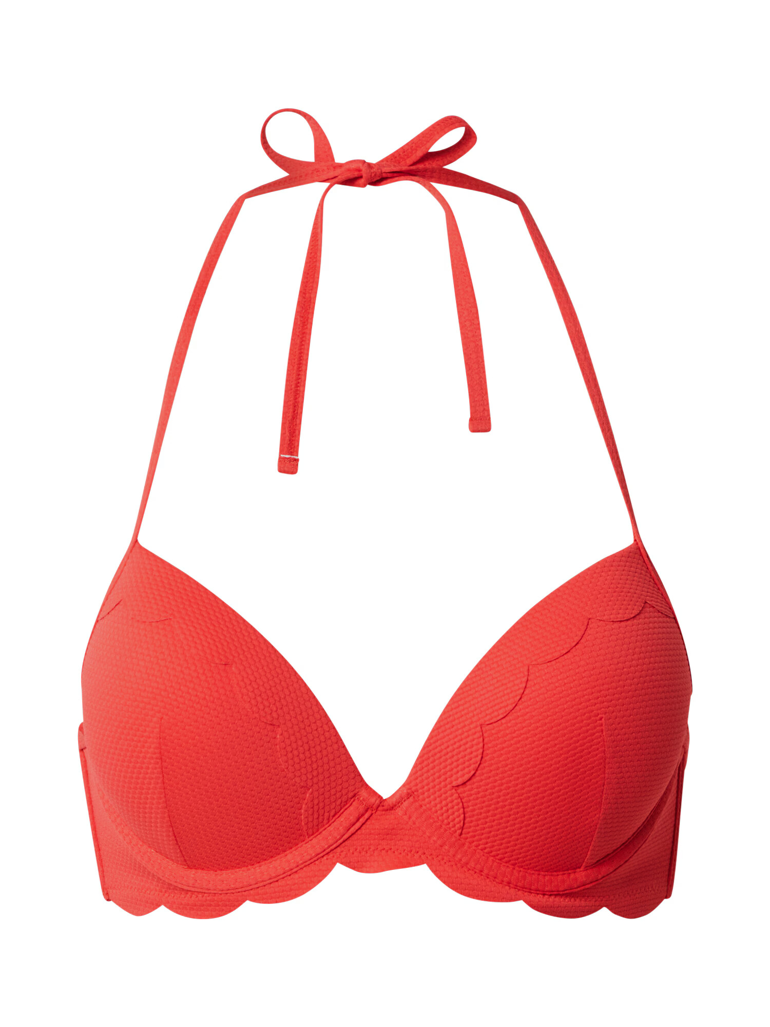 Hunkemöller Bikini zgornji del 'AB EXCL Scallop' rdeča - Pepit.si