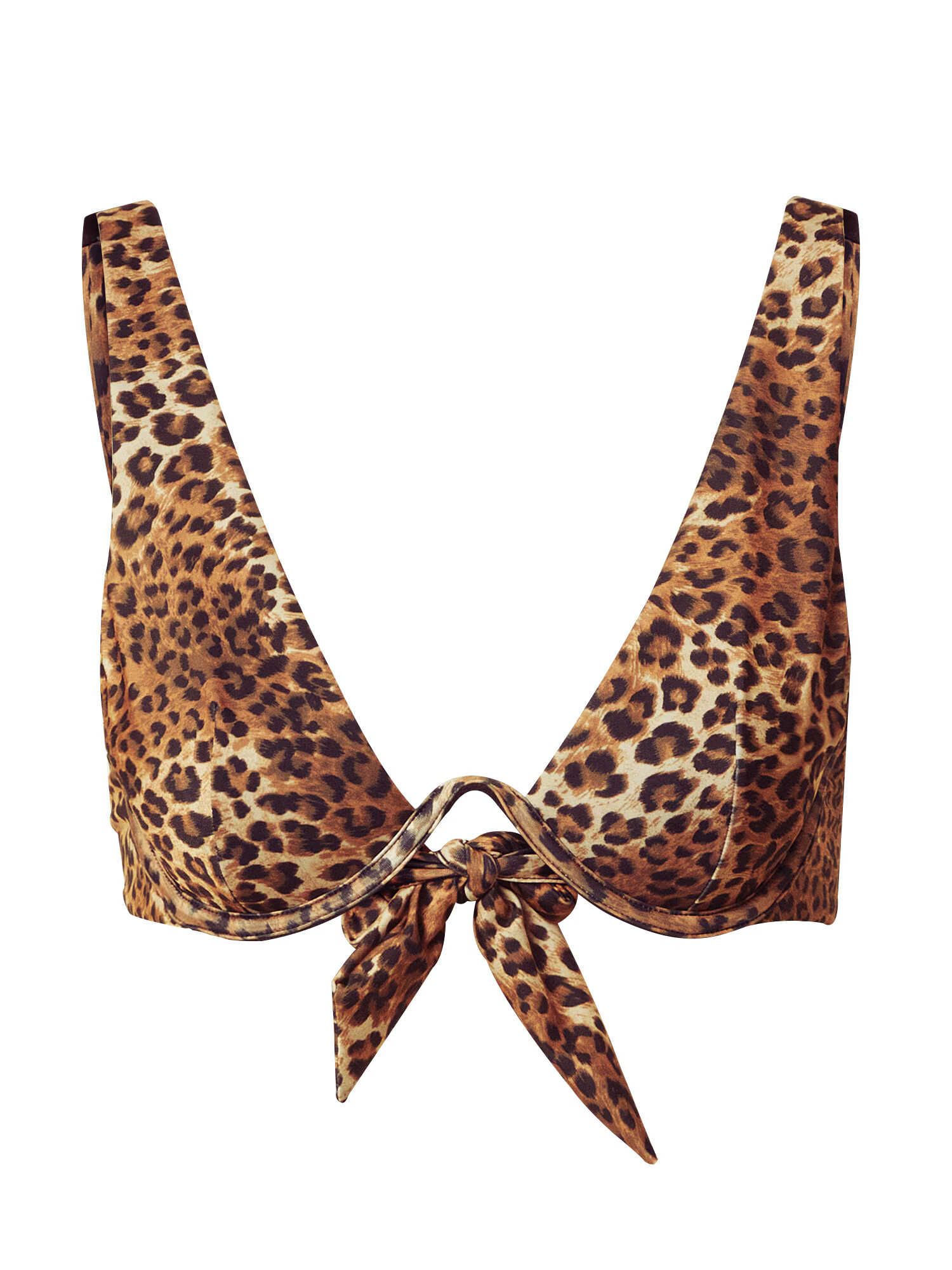 Hunkemöller Bikini zgornji del 'Leopard' bež / rjava / svetlo rjava / črna - Pepit.si