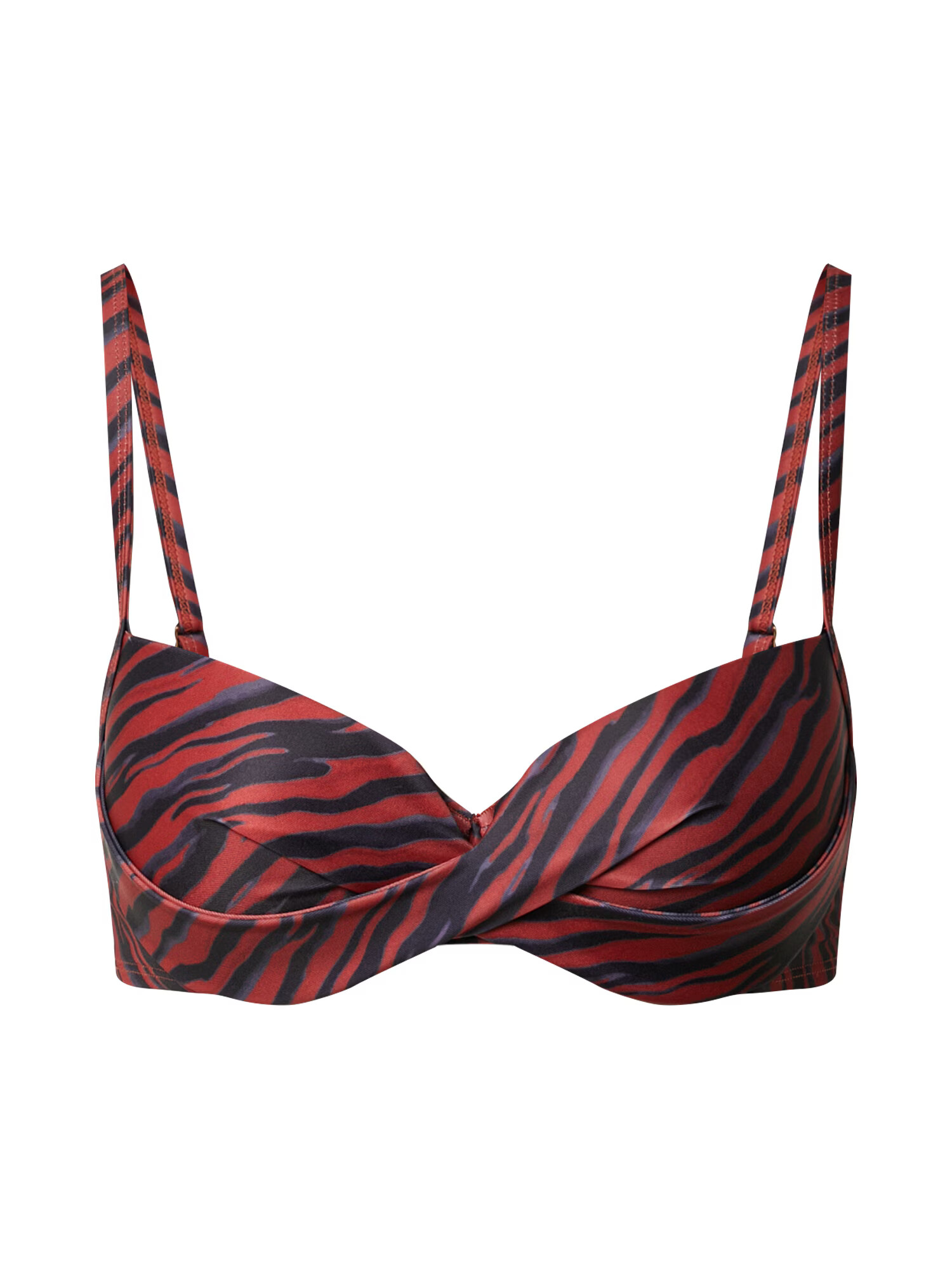 Hunkemöller Bikini zgornji del 'Malibu' bordo / črna - Pepit.si