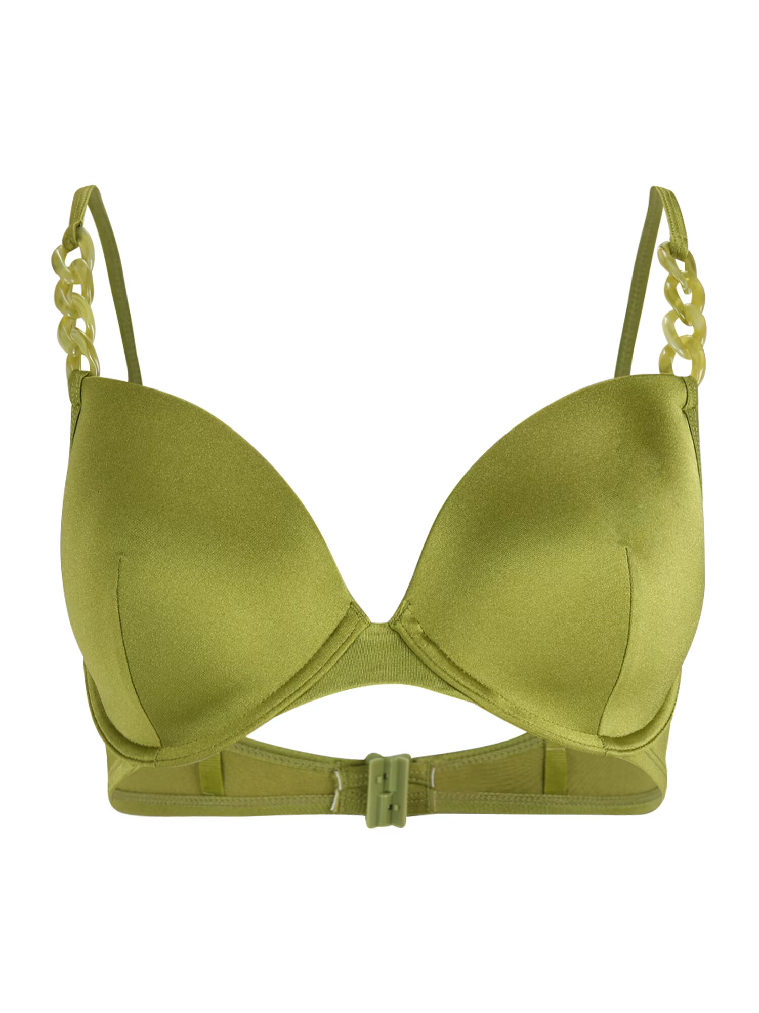 Hunkemöller Bikini zgornji del 'Palm' zelena - Pepit.si