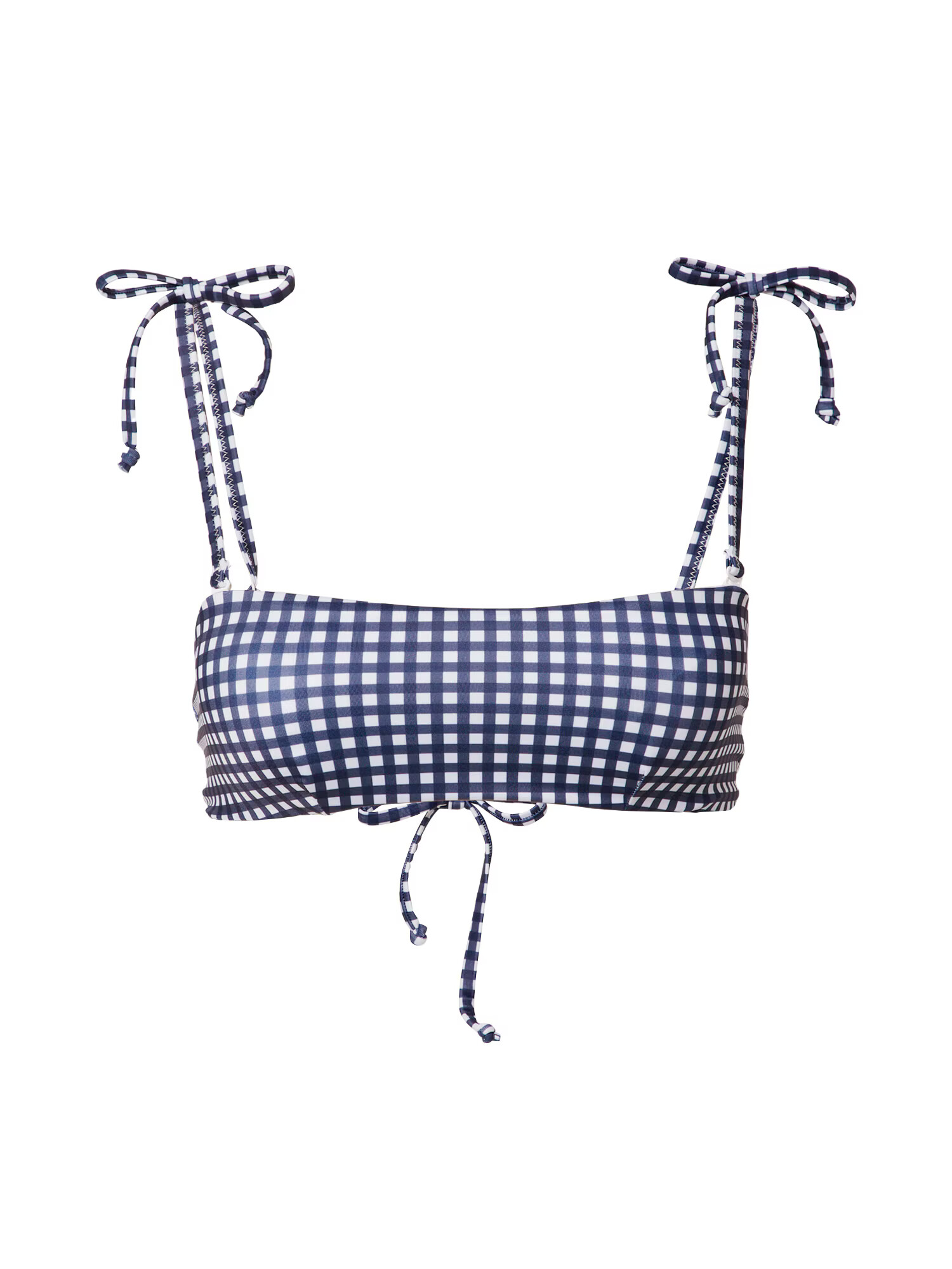 Hunkemöller Bikini zgornji del temno modra / bela - Pepit.si