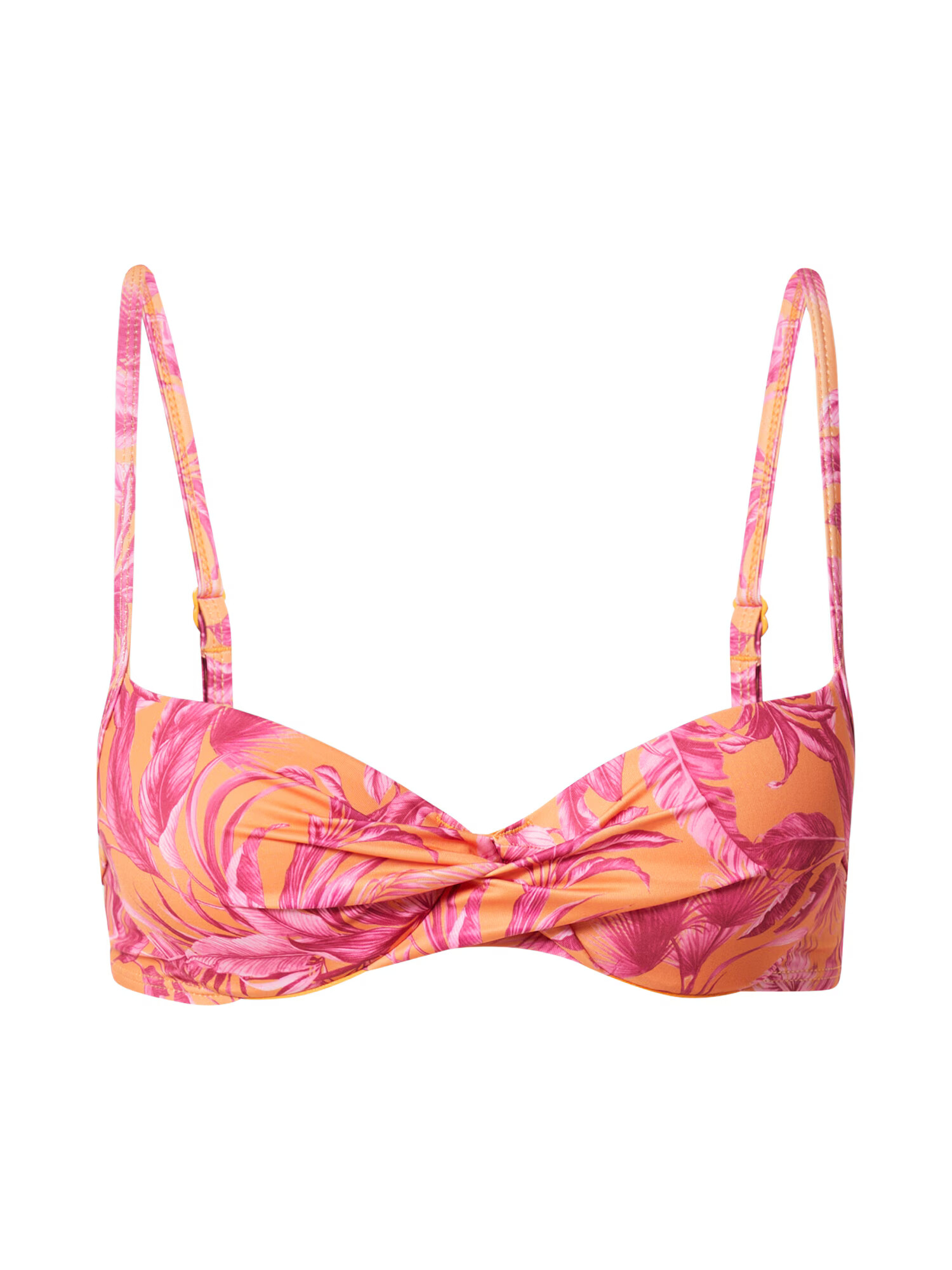 Hunkemöller Bikini zgornji del 'Tulum' mandarina / fuksija / pitaja / svetlo roza - Pepit.si