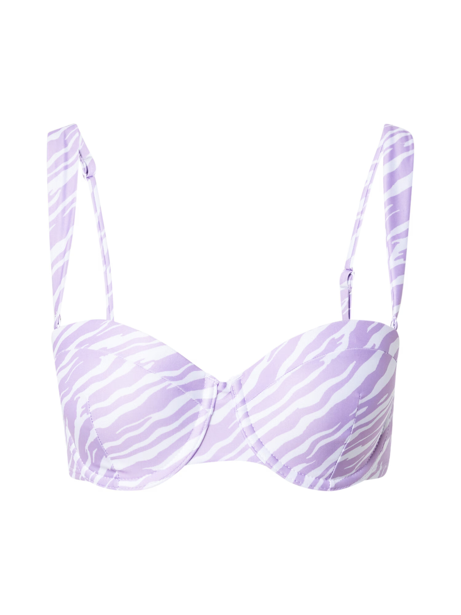 Hunkemöller Bikini zgornji del 'Zebra' lila / bela - Pepit.si