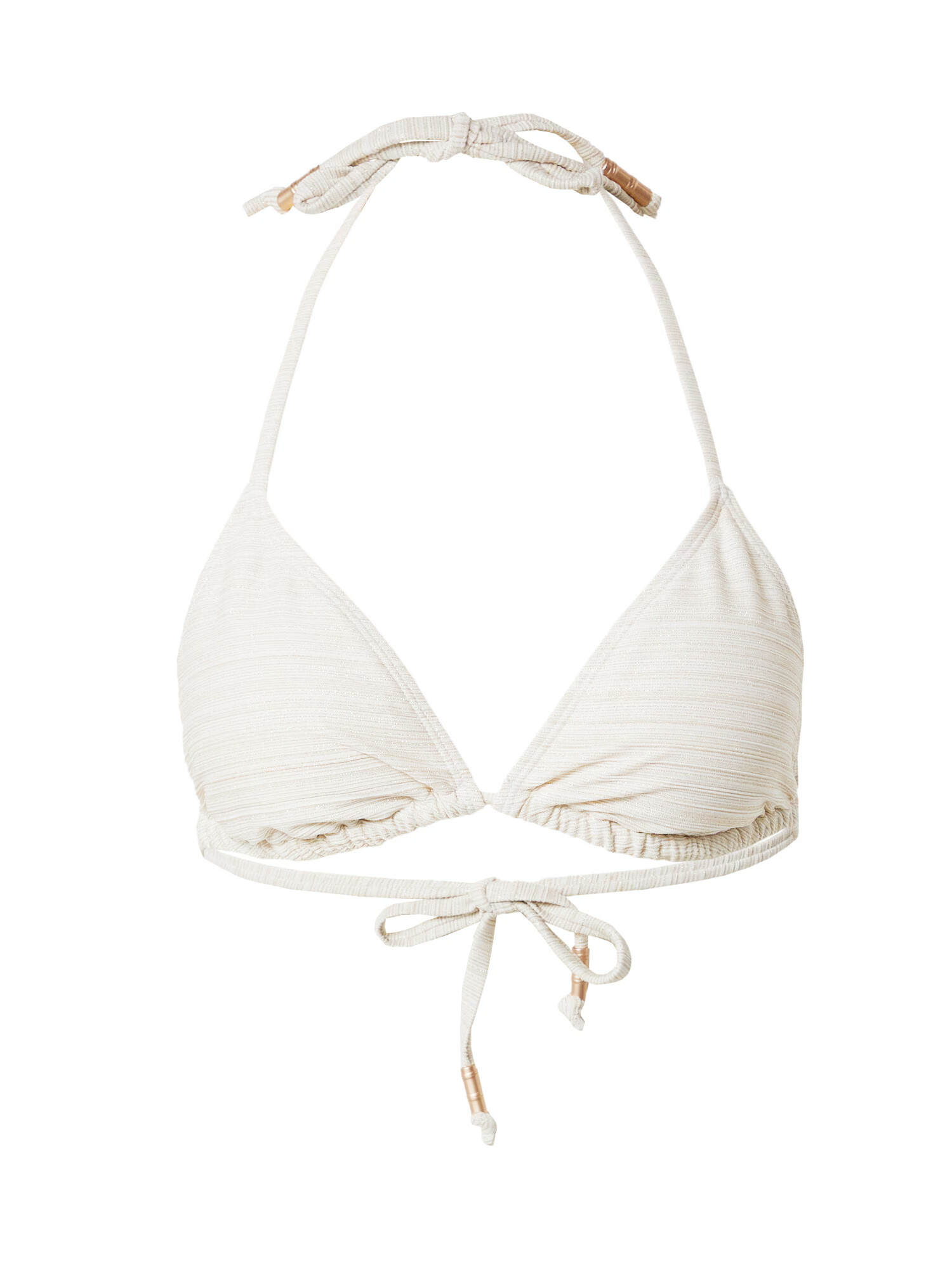 Hunkemöller Bikini zgornji del zlata / bela - Pepit.si