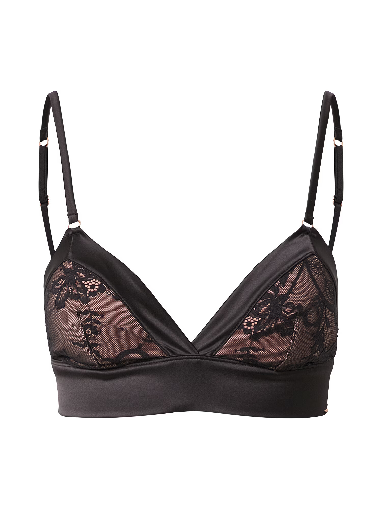 Hunkemöller Nedrček 'Helena' črna / nude - Pepit.si