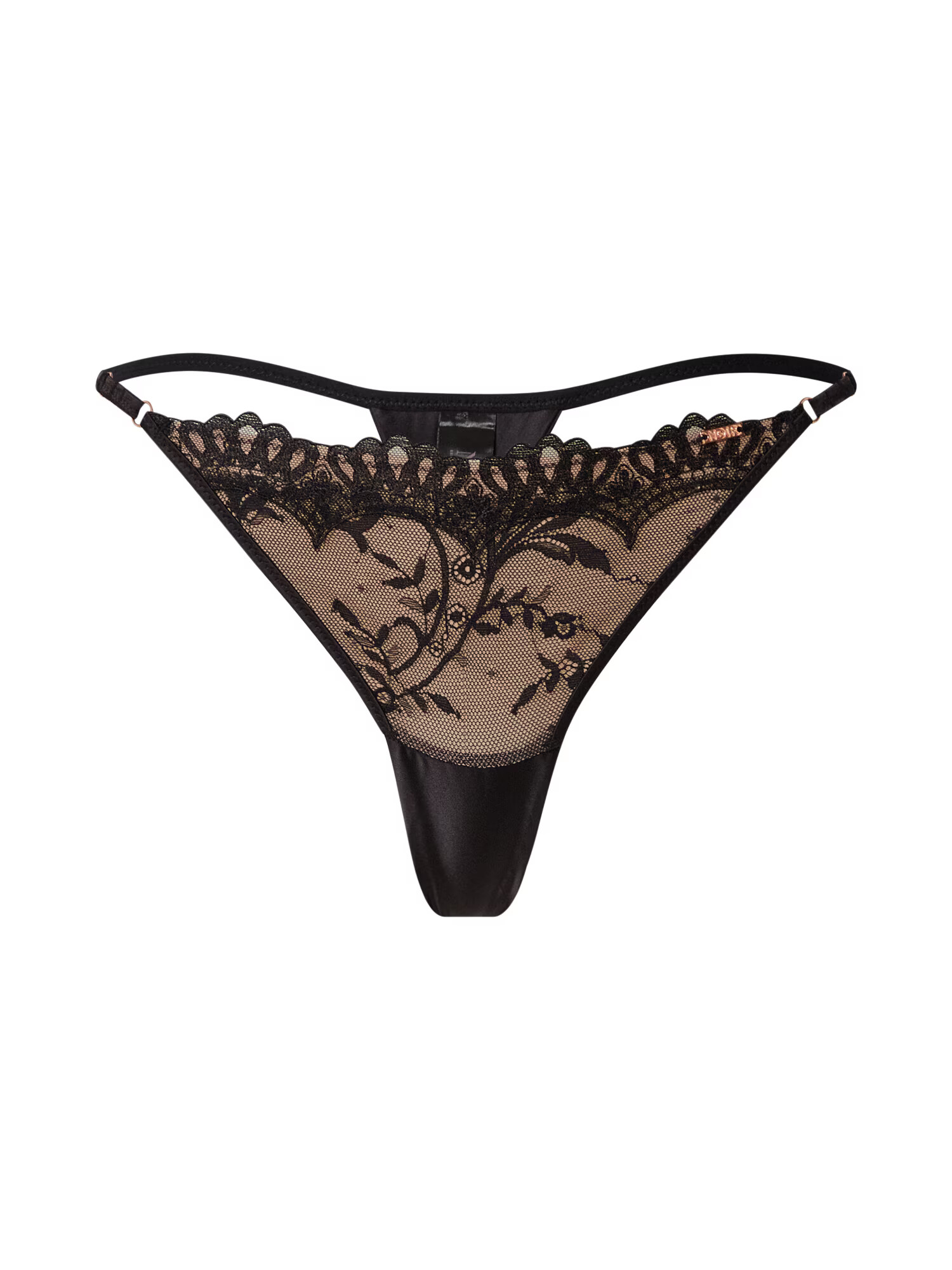 Hunkemöller Tangice 'Helena' ecru / črna - Pepit.si