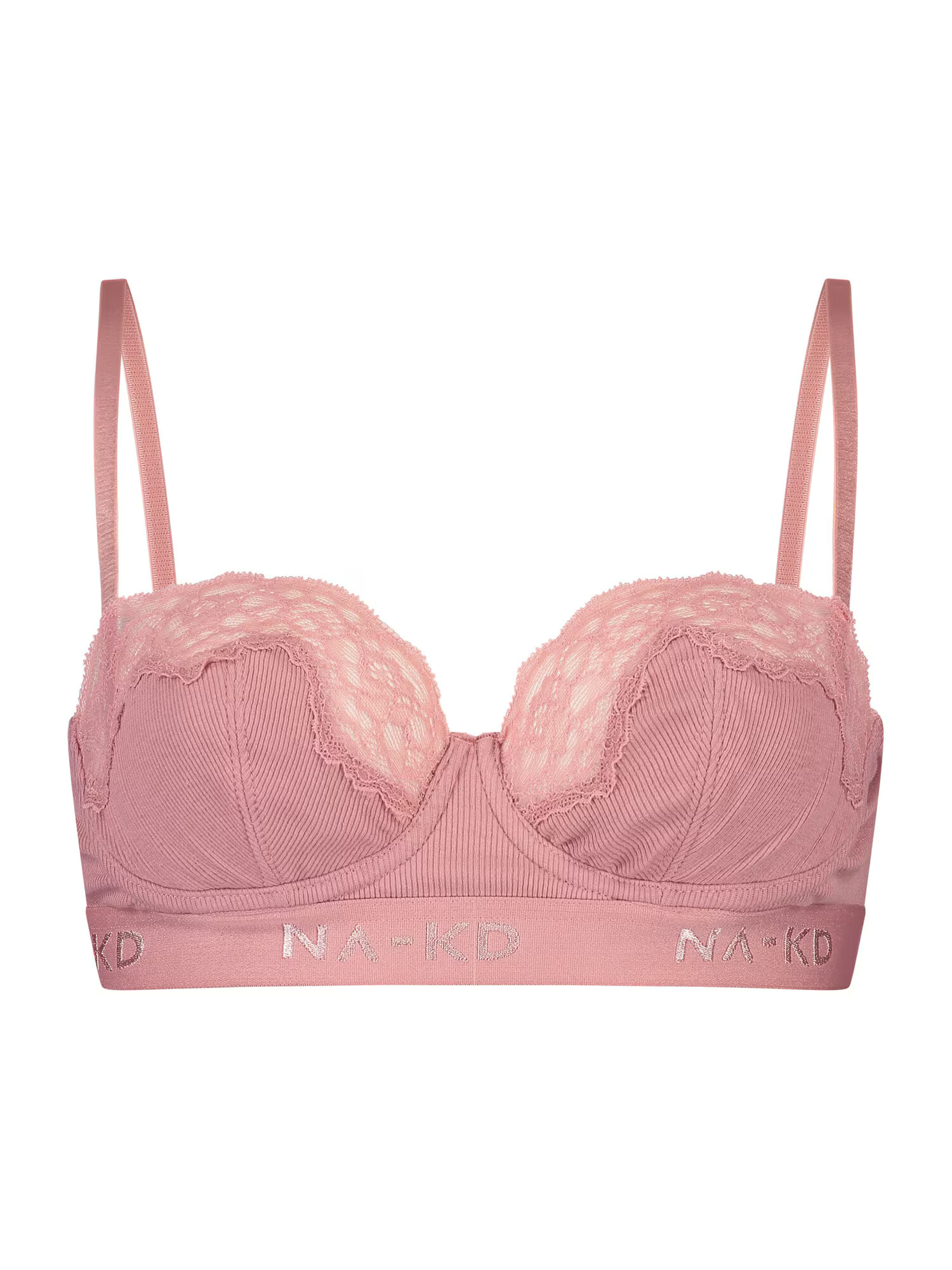 hunkemöller x NA-KD Nedrček 'Amalia' staro roza - Pepit.si