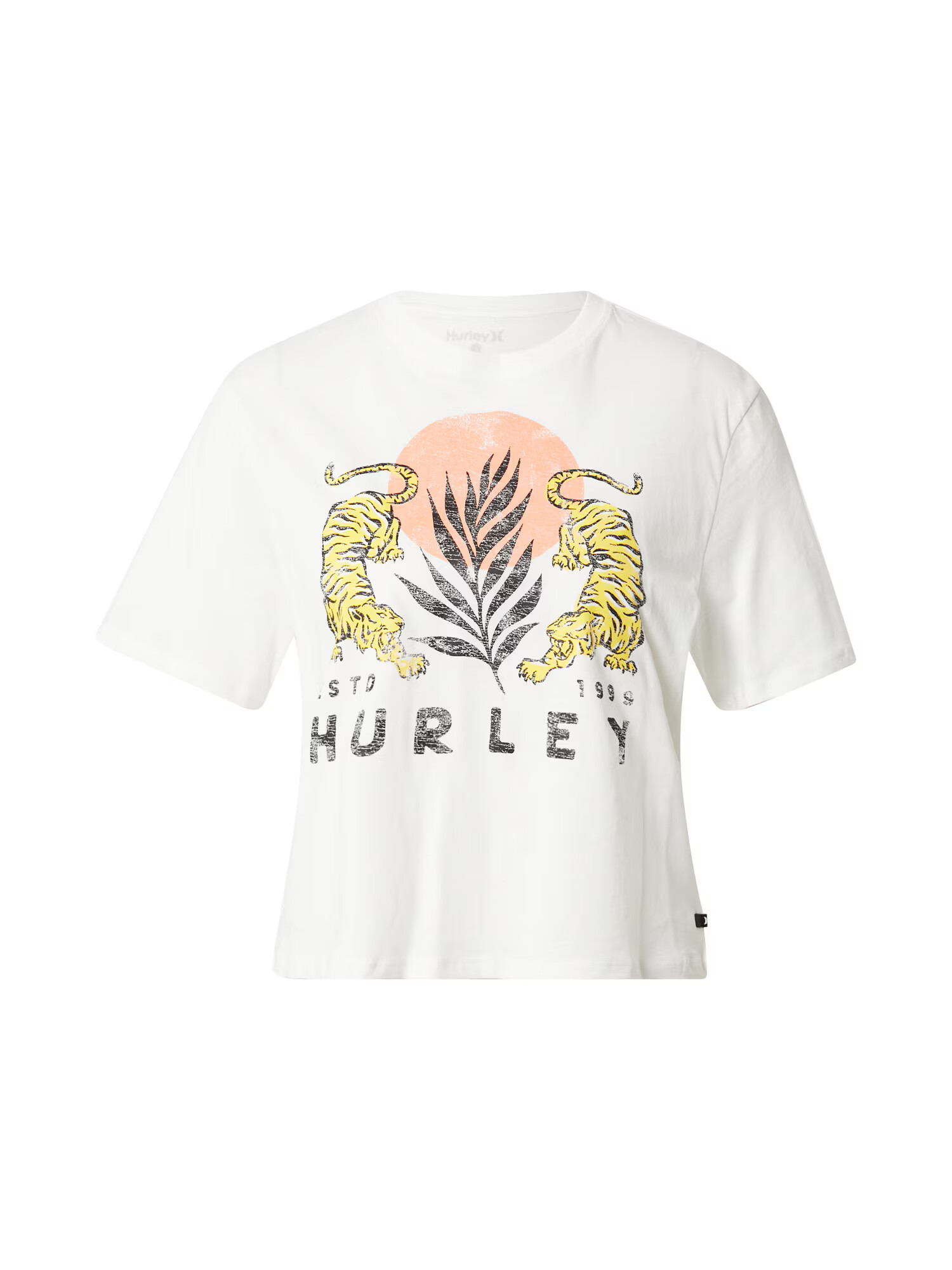 Hurley Funkcionalna majica 'LE TIGRE' bež / rumena / črna - Pepit.si