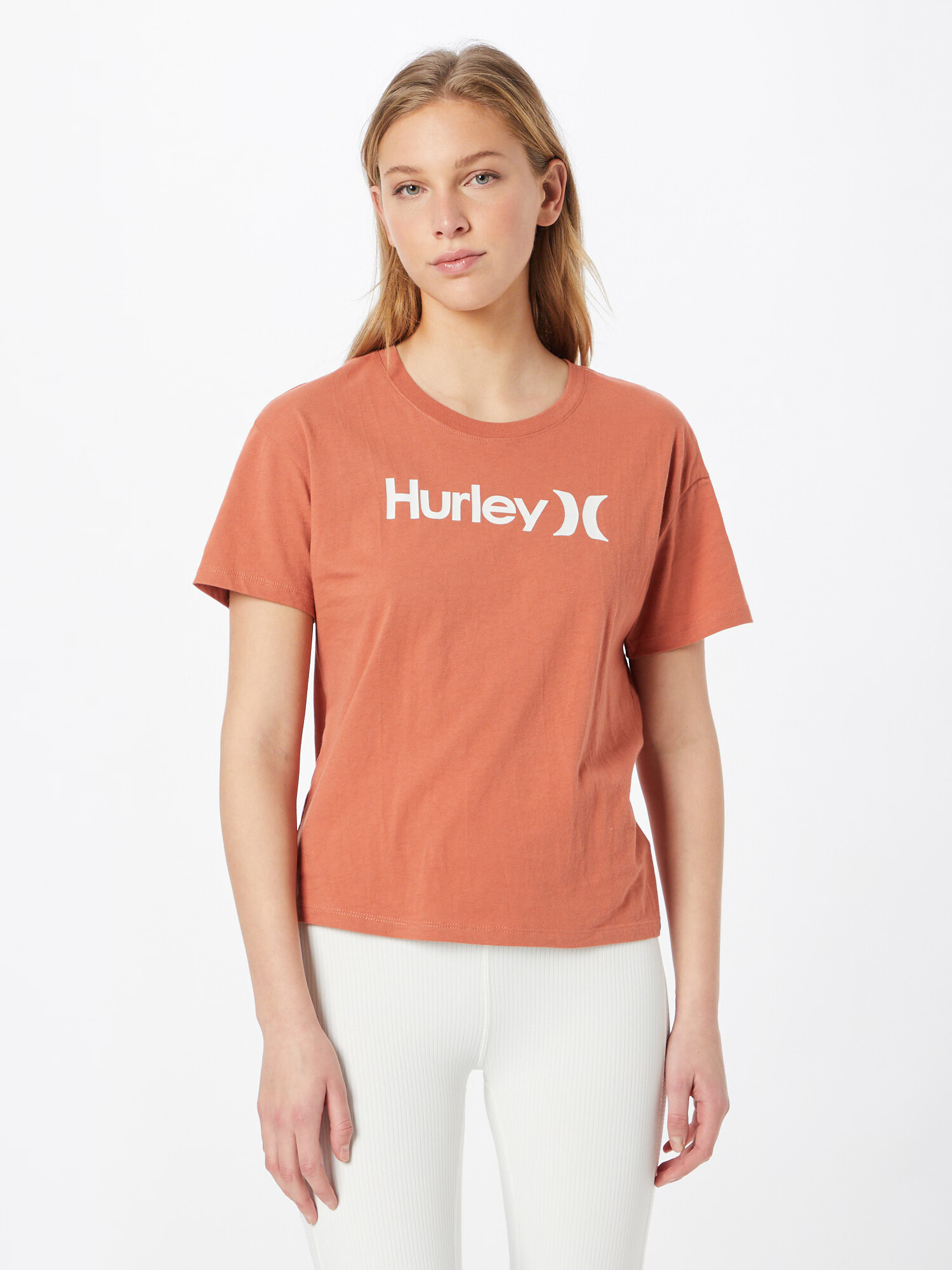 Hurley Funkcionalna majica melona / bela - Pepit.si