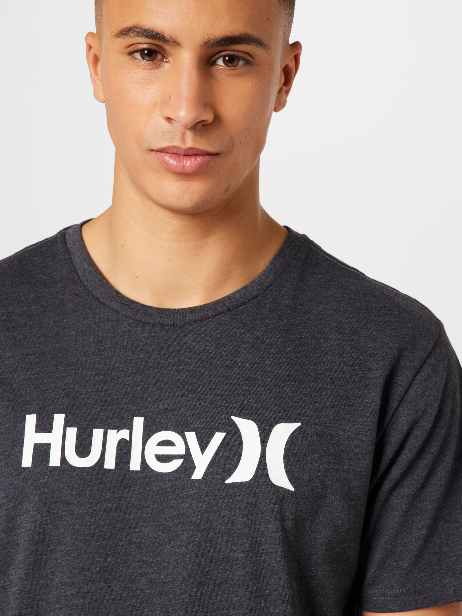 Hurley Funkcionalna majica pegasto črna / bela - Pepit.si