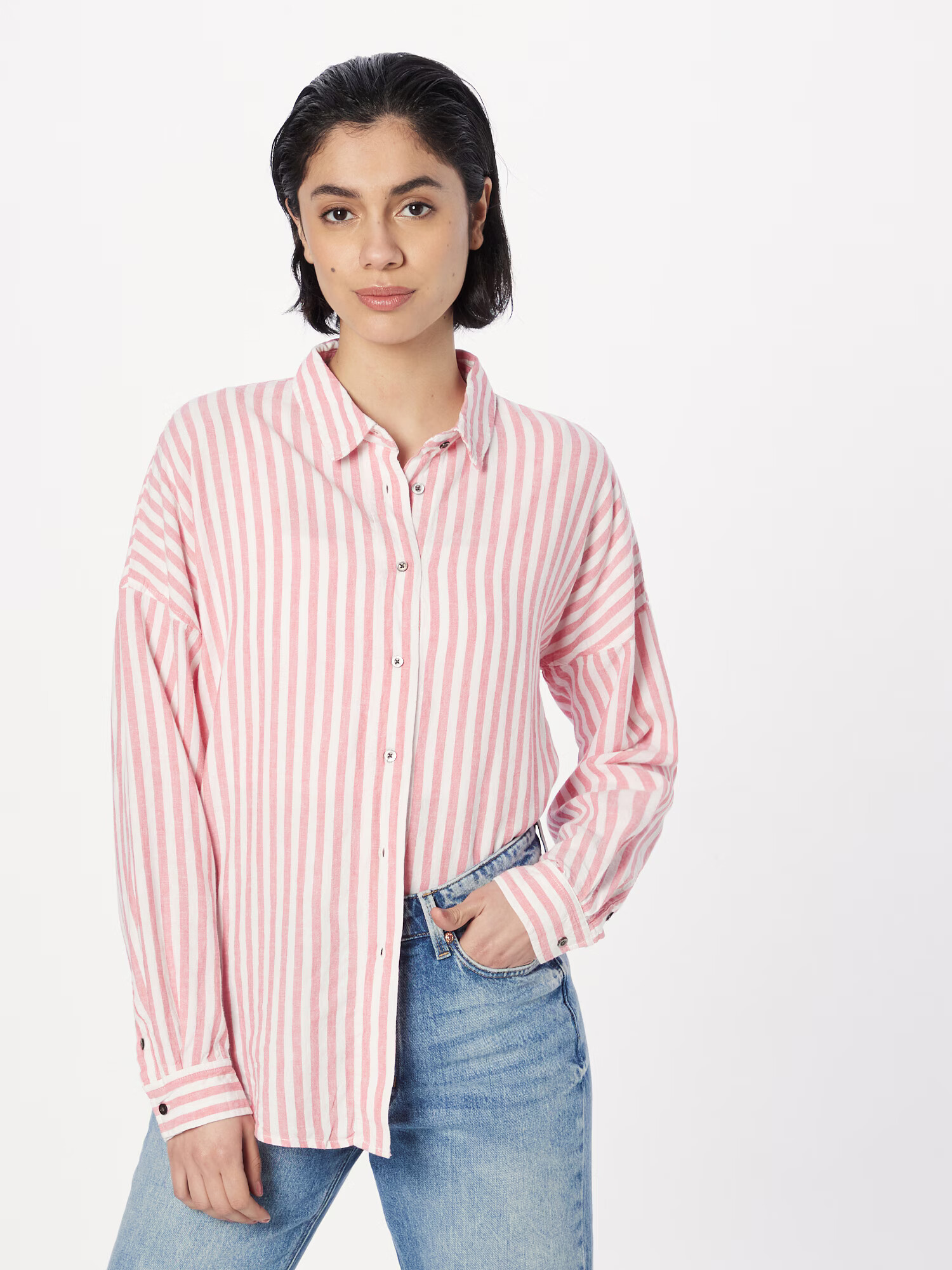 InWear Bluza 'Kiko' rosé / bela - Pepit.si