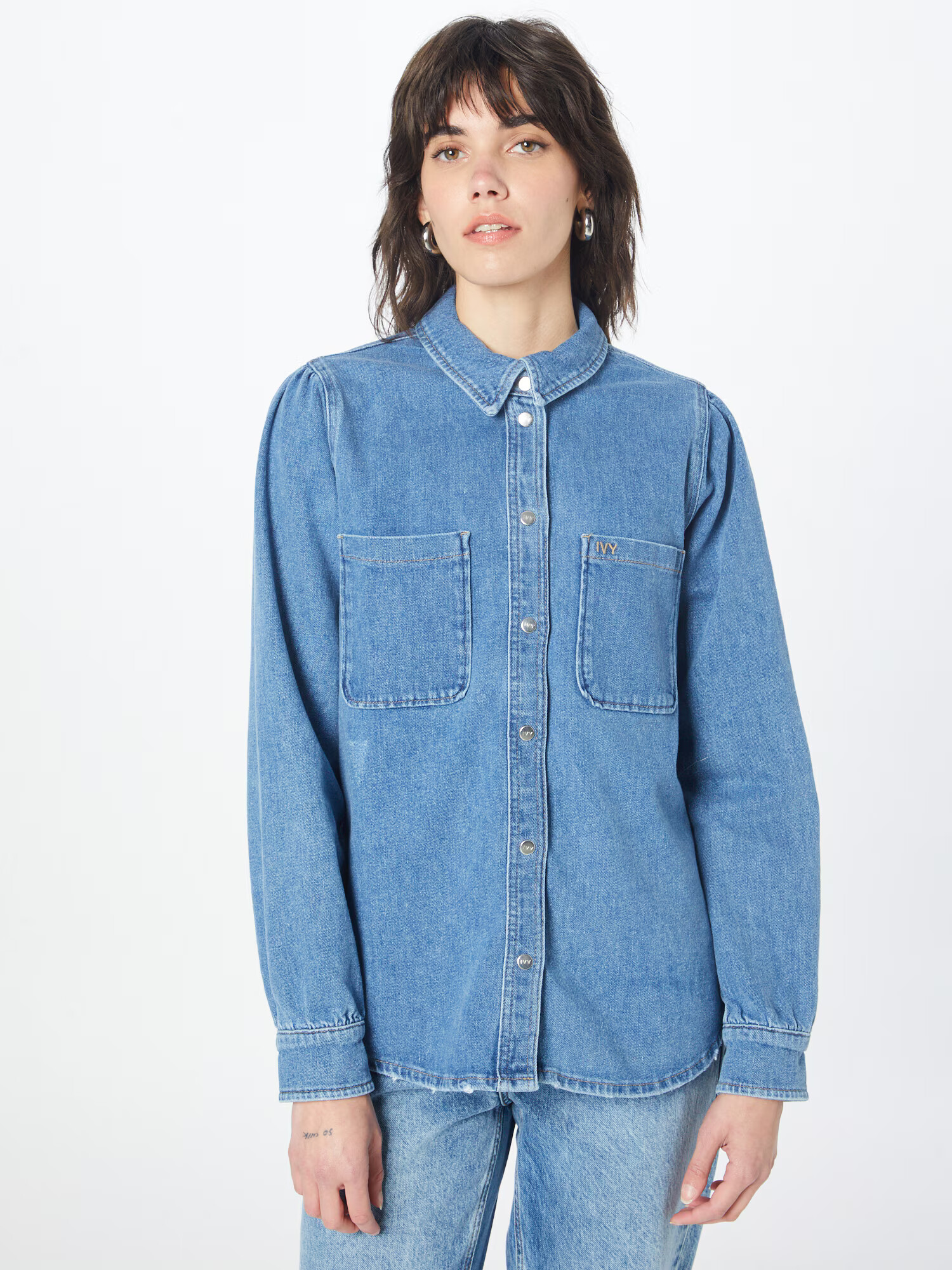 Ivy Copenhagen Bluza 'Lavina' moder denim - Pepit.si